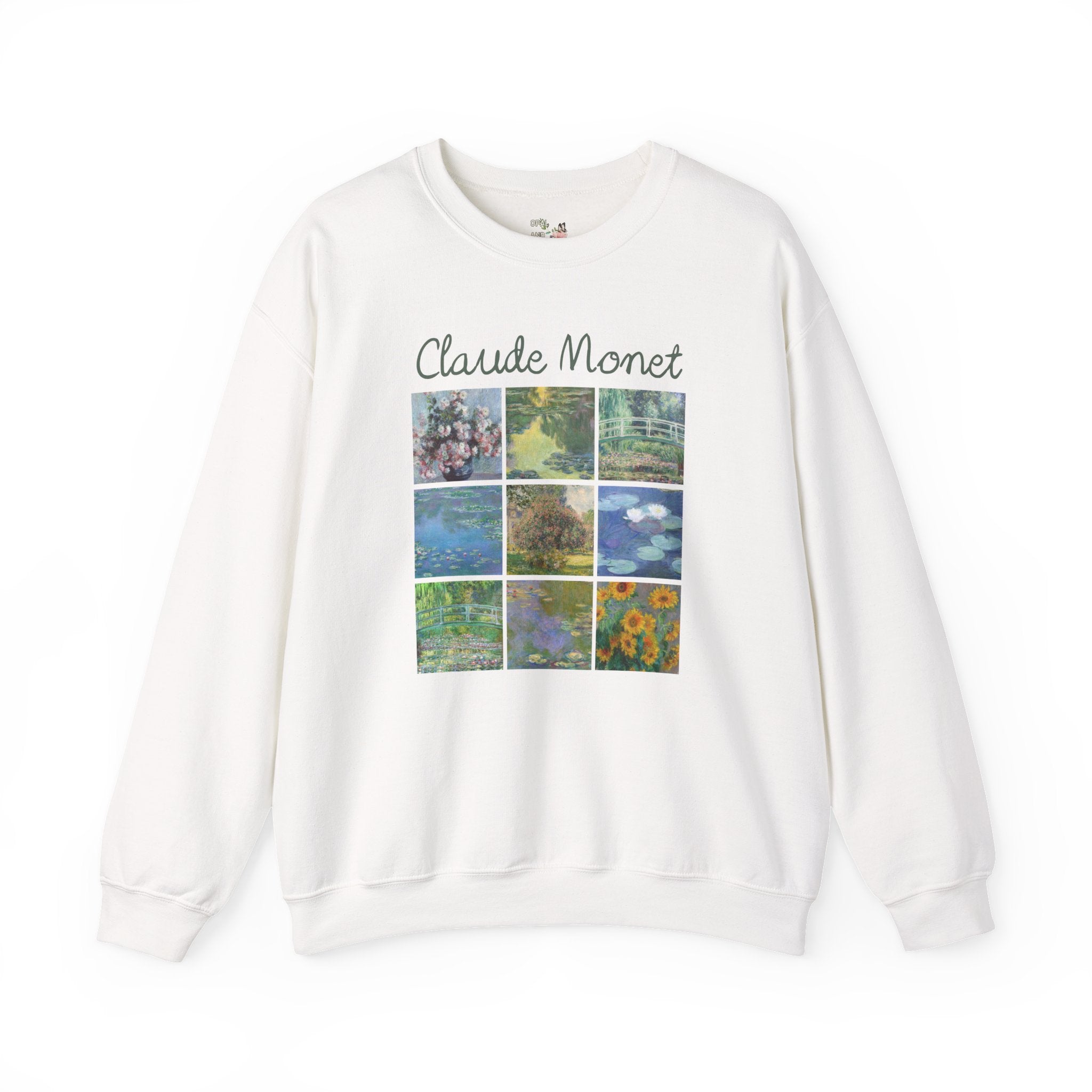Cute Claude Monet Sweatshirt, Art Historian or Friend Who Loves Art, French History Professor or Artist, 19th Century Impressionist Artist - Opal and June