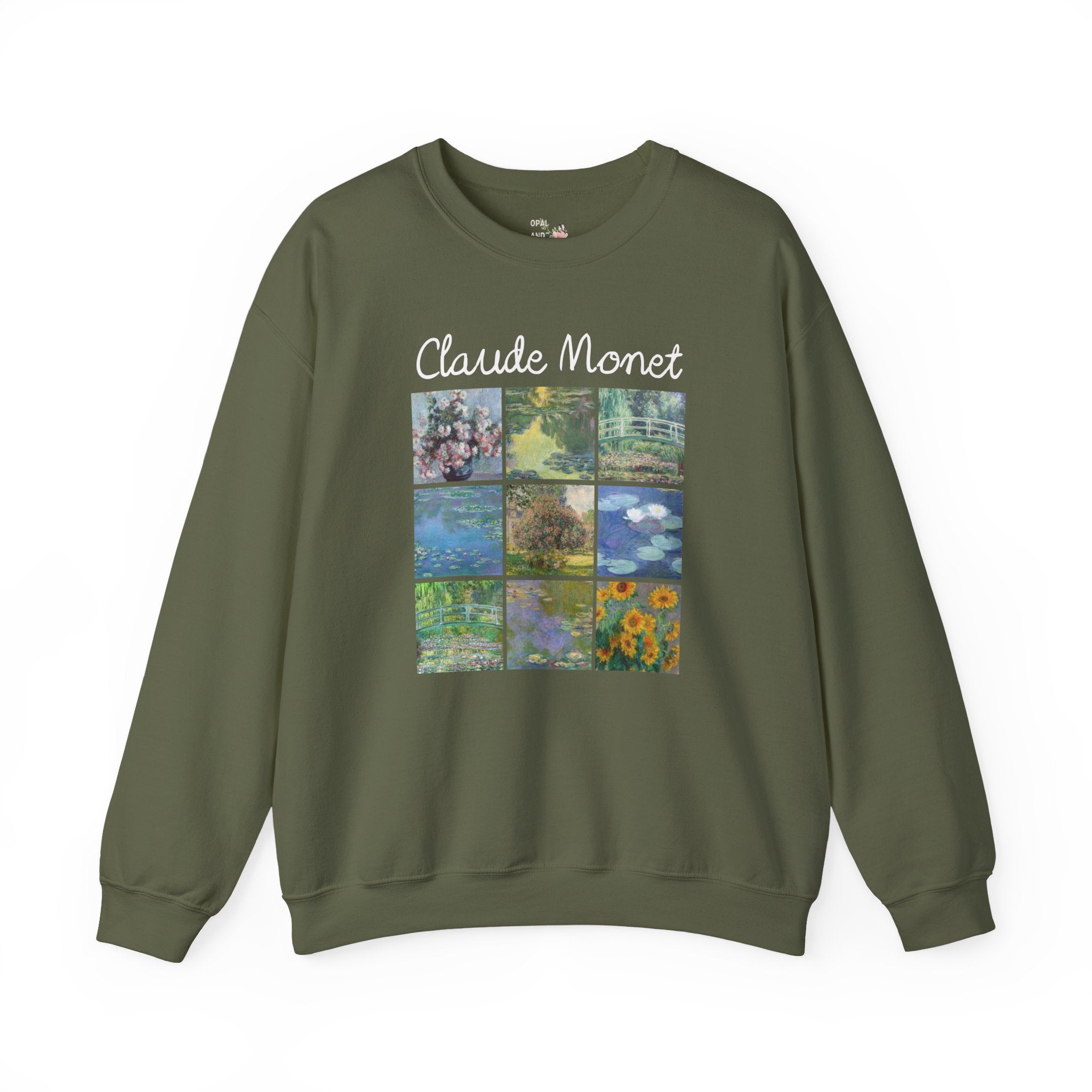 Cute Claude Monet Sweatshirt, Art Historian or Friend Who Loves Art, French History Professor or Artist, 19th Century Impressionist Artist - Opal and June
