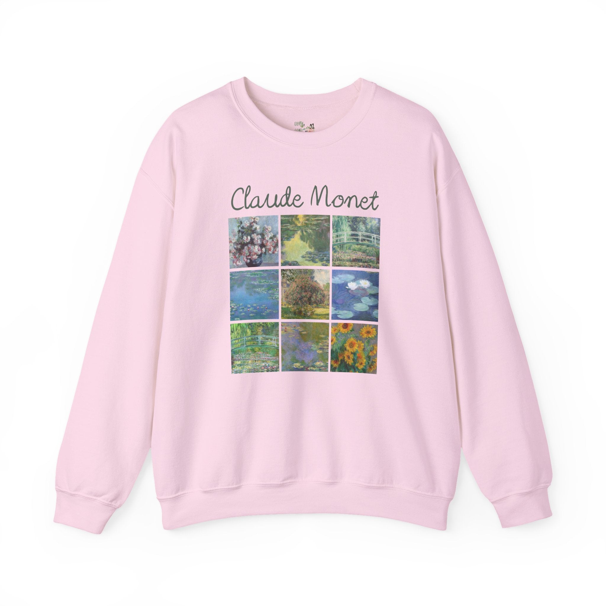 Cute Claude Monet Sweatshirt, Art Historian or Friend Who Loves Art, French History Professor or Artist, 19th Century Impressionist Artist - Opal and June