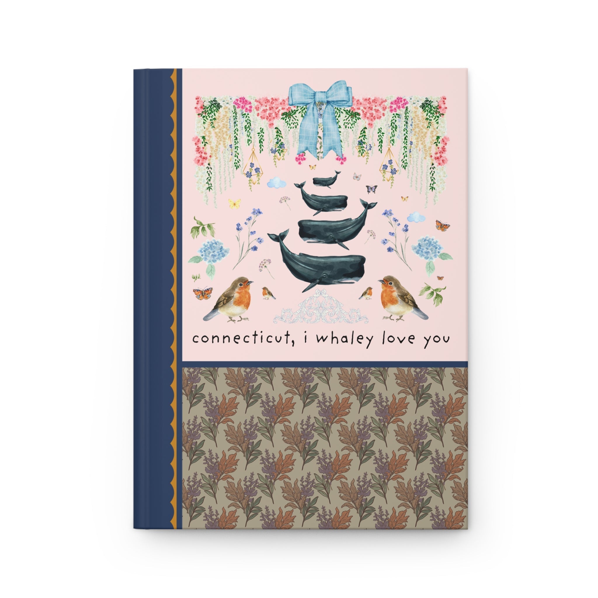 Cute Connecticut Notebook - Opal and June