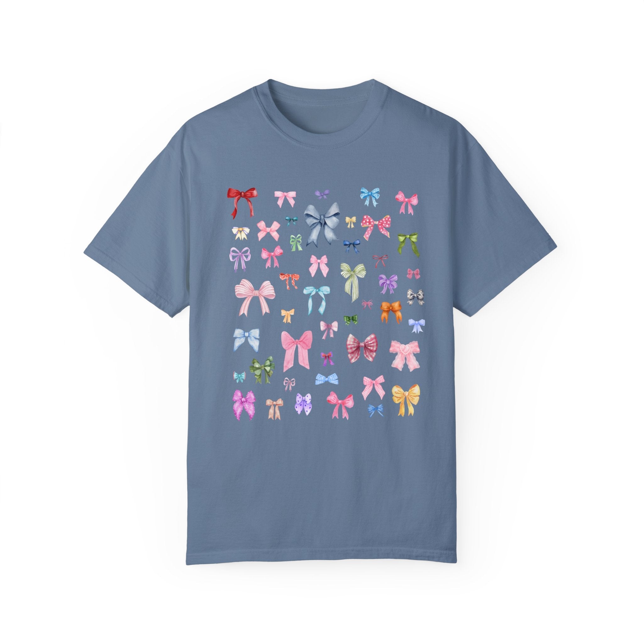 Cute Coquette Bow Tee Shirt: Soft Girl Style T-Shirt for Friend Who Loves Bows, Cute Pastel Goth Style Tee, Book Lover, Cute Bookworm Gift - Opal and June