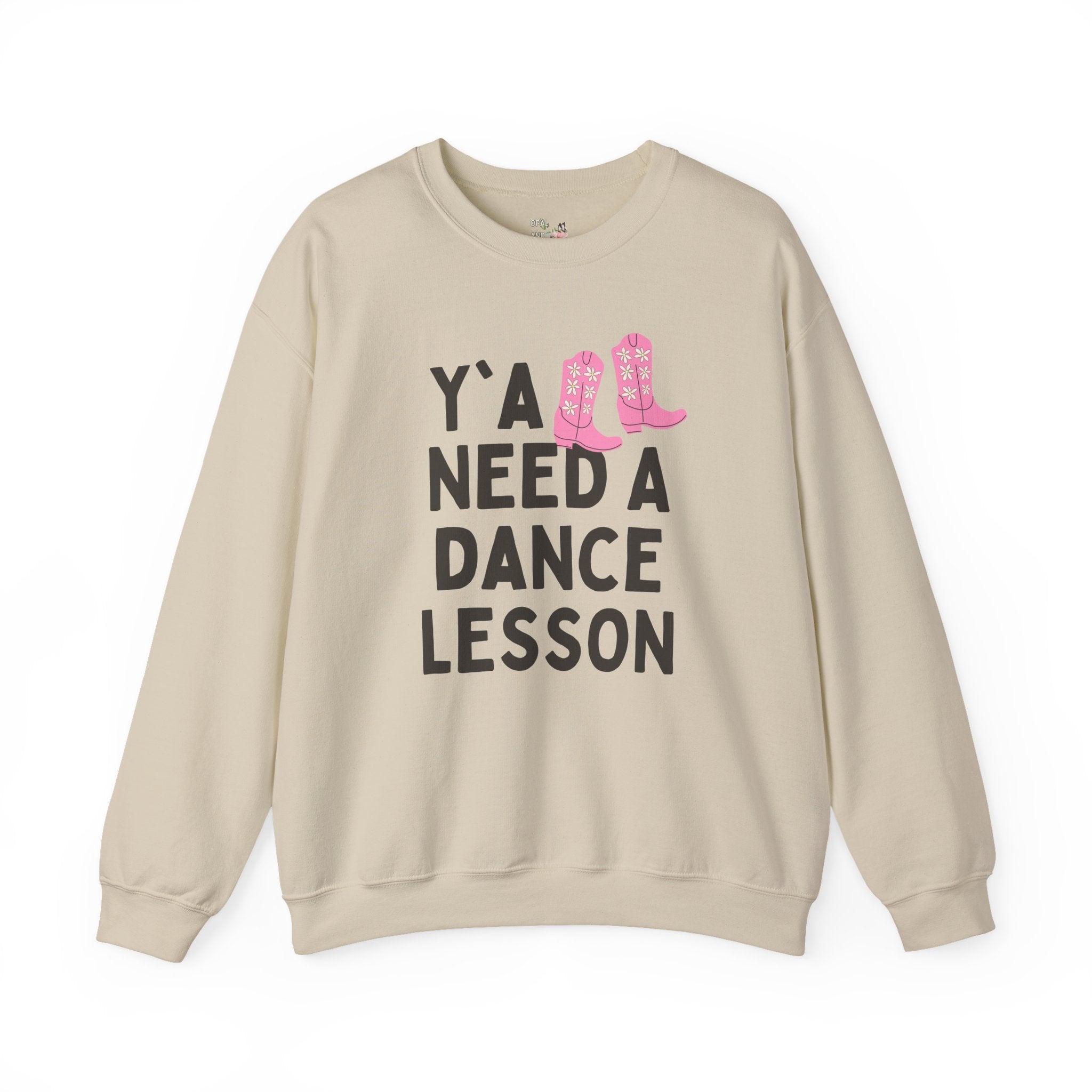 Cute Dance Teacher Sweatshirt, Ballet or Jazz Instructor Gift, Back to School Dance Teacher, Funny Saying Western Aesthetic Dance Instructor - Opal and June