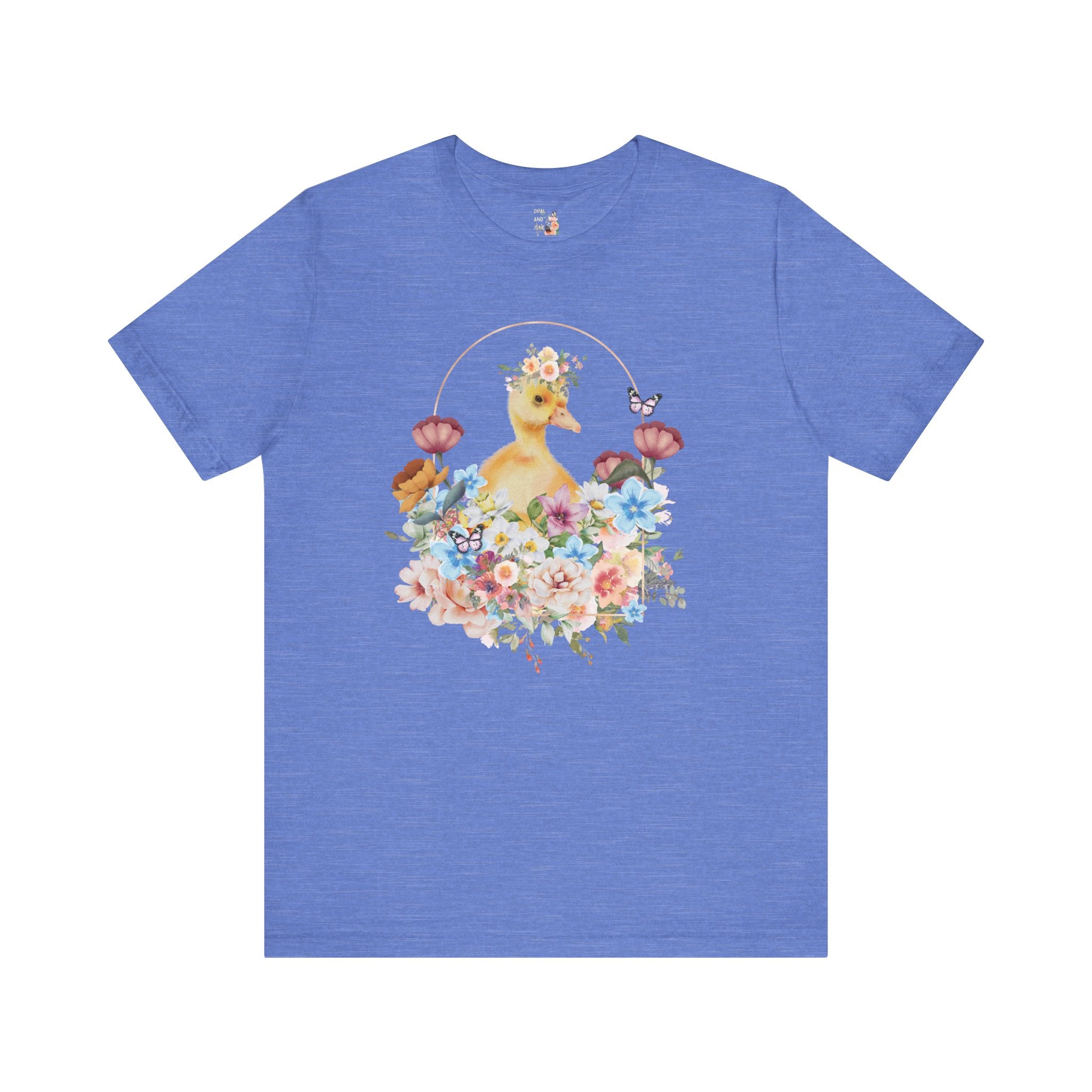 Cute Floral Duck T-Shirt - Opal and June