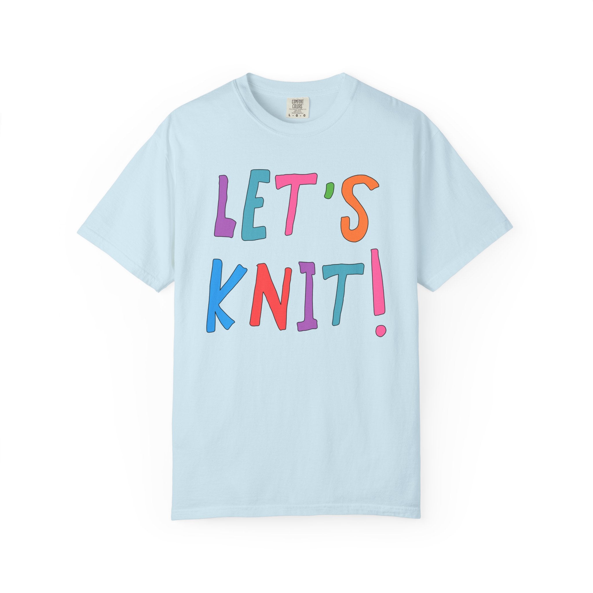 Cute Knitting Tee Shirt: Let's Knit! - Opal and June