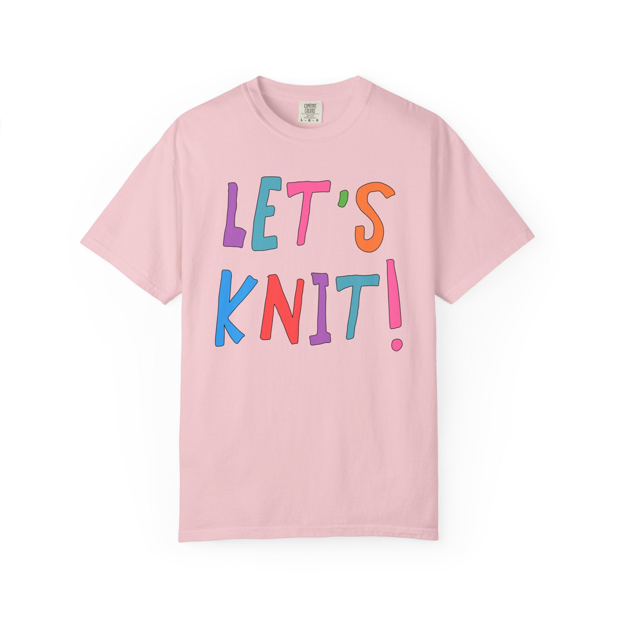 Cute Knitting Tee Shirt: Let's Knit! - Opal and June