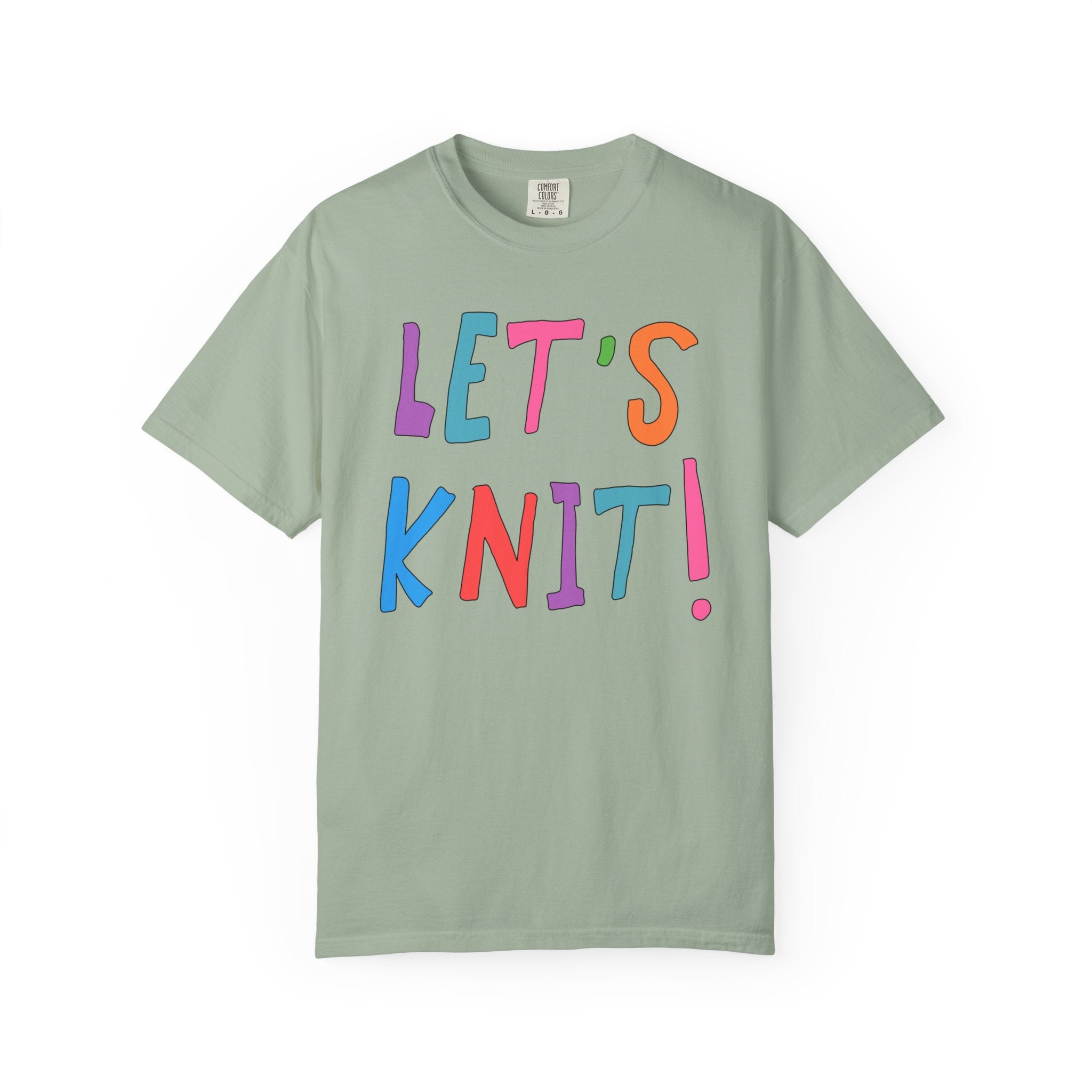 Cute Knitting Tee Shirt: Let's Knit! - Opal and June