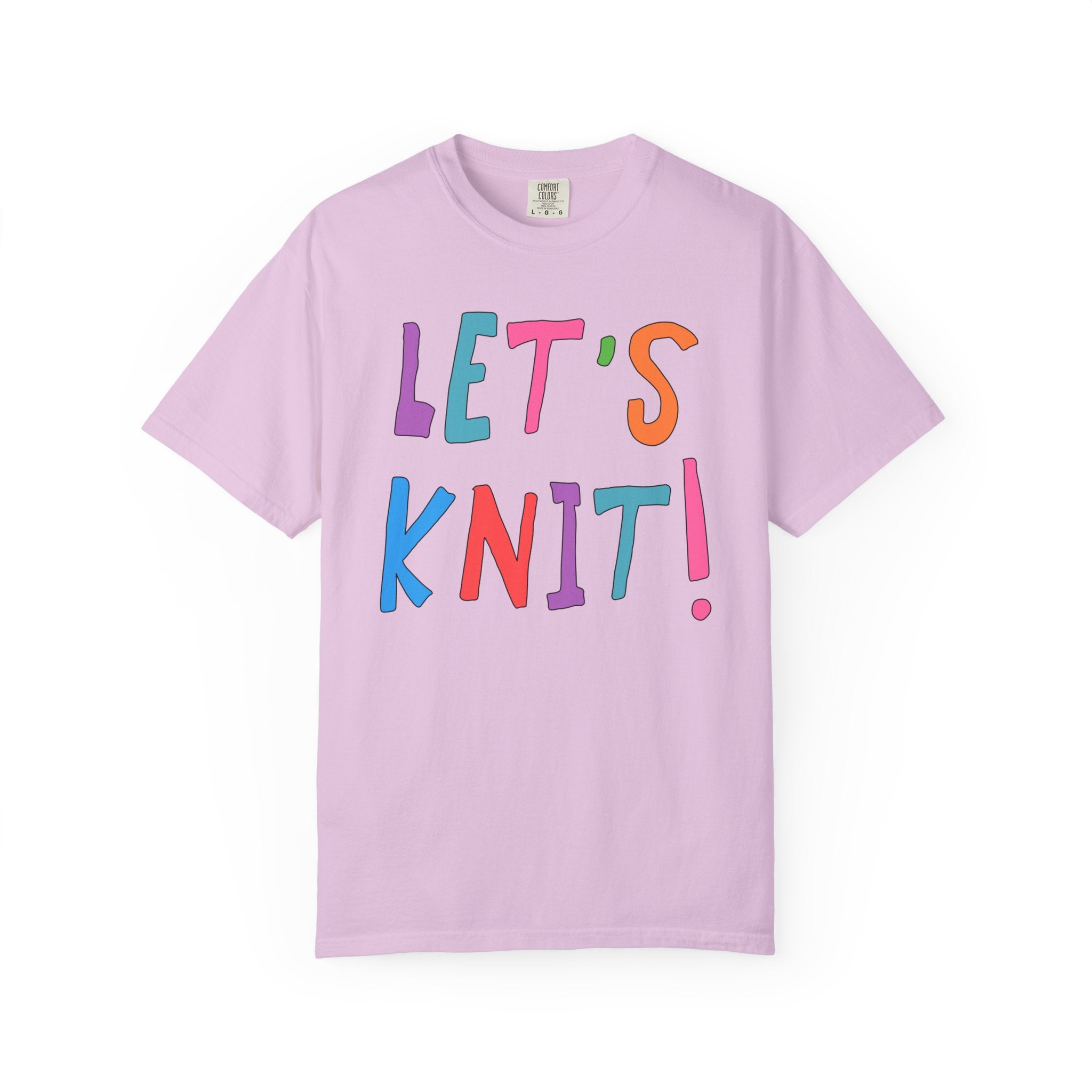 Cute Knitting Tee Shirt: Let's Knit! - Opal and June