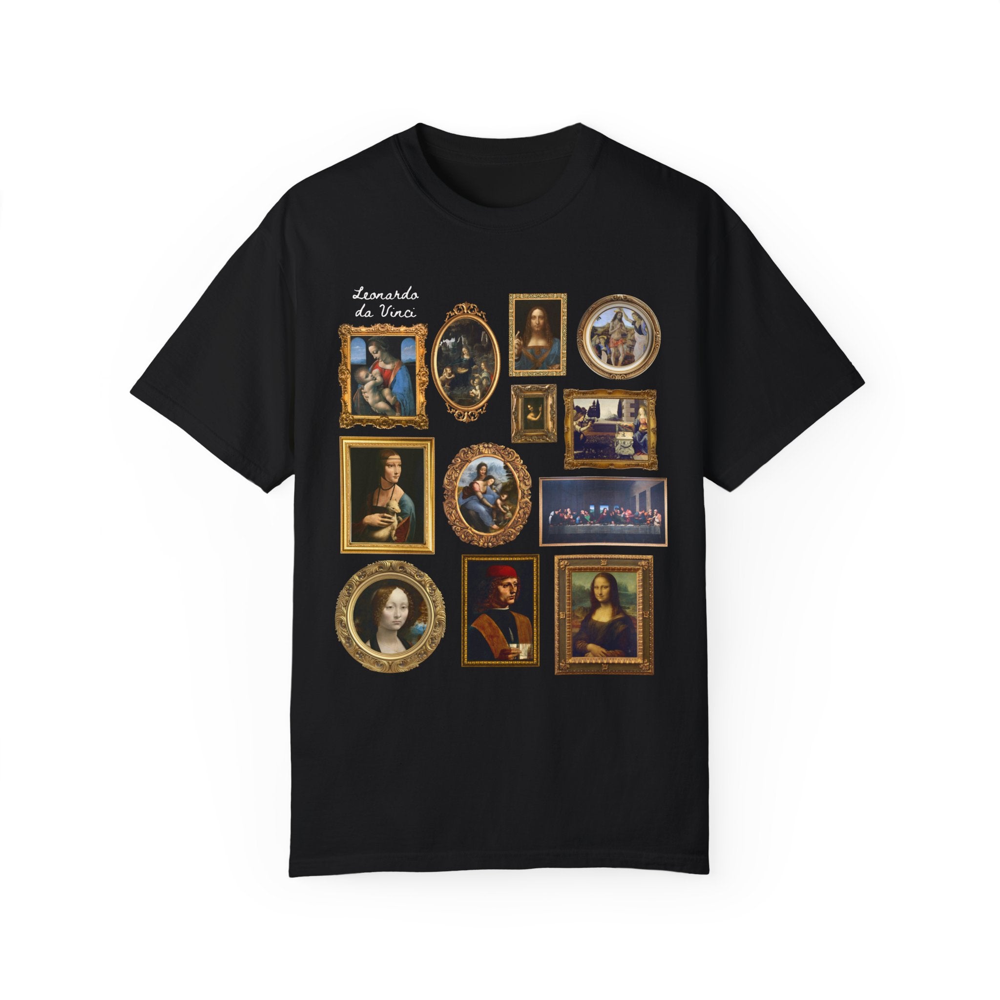 Cute Lenoardo da Vinci Art History Tee - Opal and June