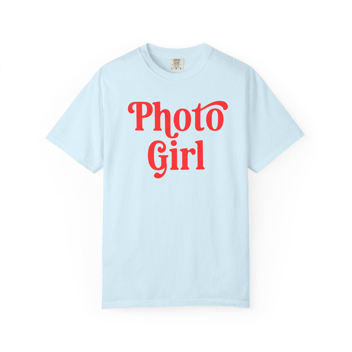 Cute Photographer Shirt for Wedding Photographer or Photography Teacher: Photo Girl | Cute Nostalgic Photographer T-Shirt for Business Owner - Opal and June