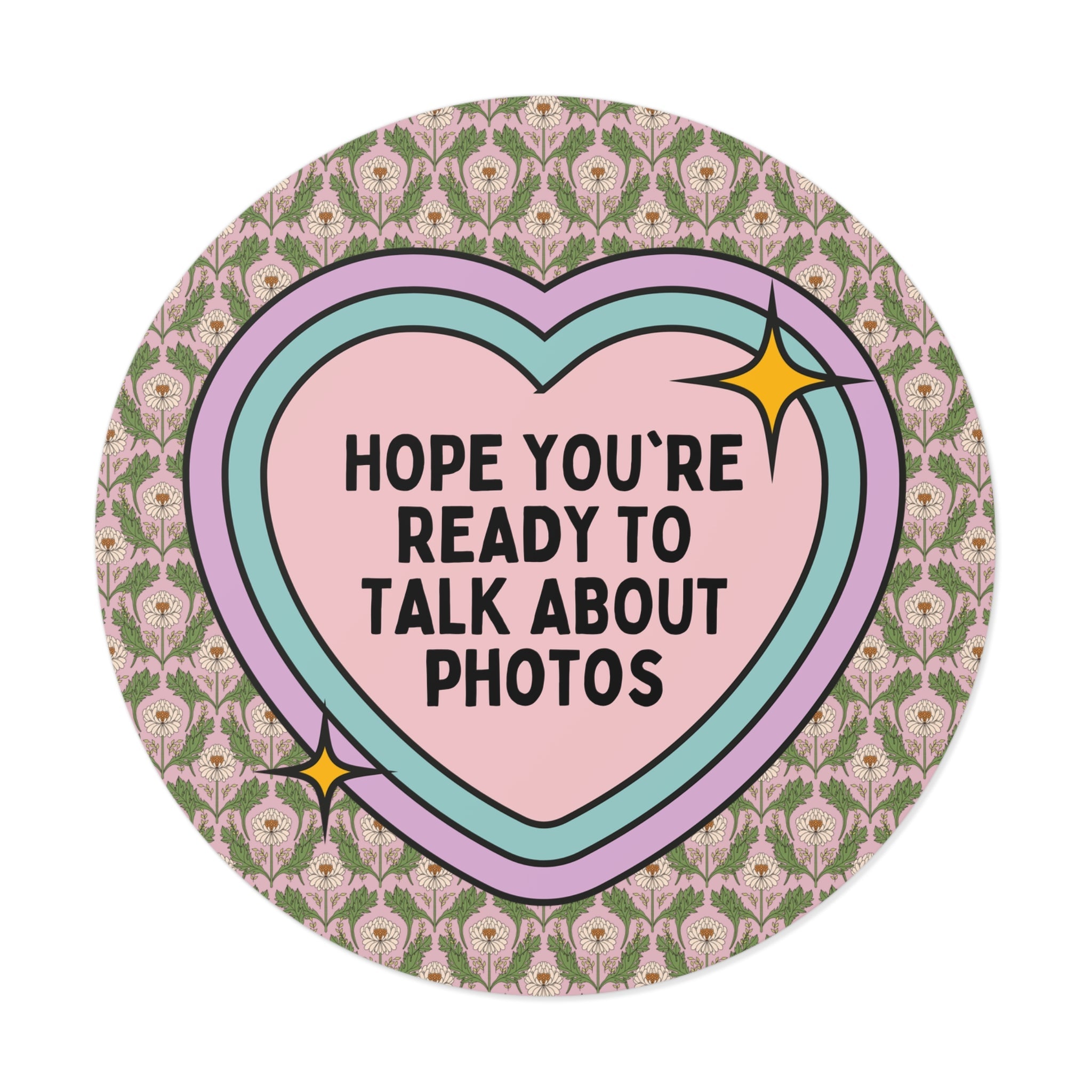 Cute Photographer Sticker for Wedding Photographer or Family Photographer, Mom Who Loves Photos, Cute Mother's Day Gift, Photography Major - Opal and June