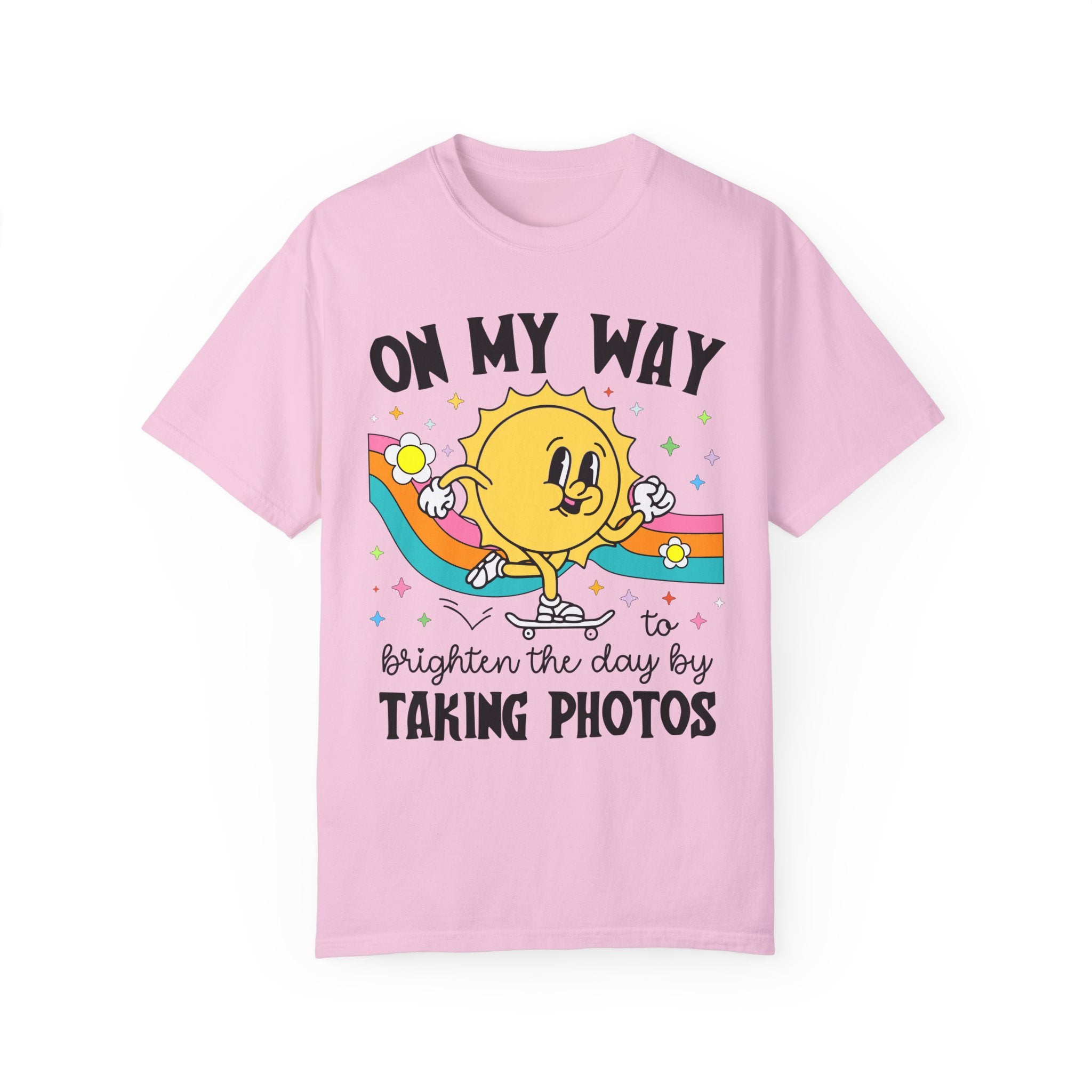 Cute Photographer Tee Shirt for Daughter Who Loves Photography, Colorful Photography Major Graduation Gift, Wedding or Family Photographer - Opal and June