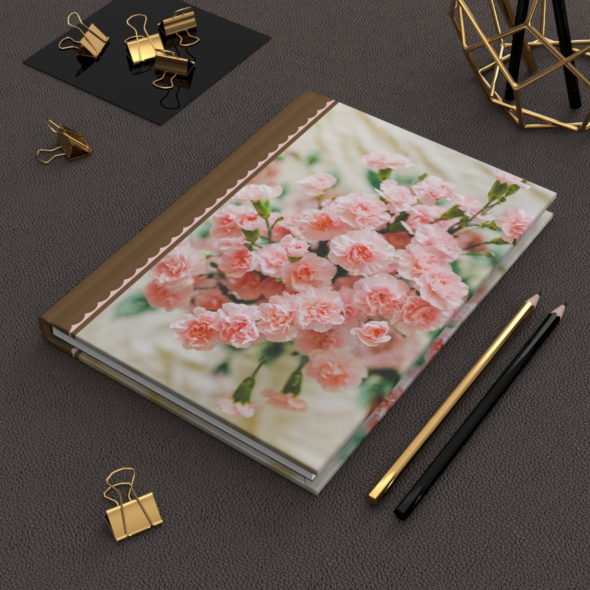 Cute Pink Carnation Journal - Opal and June