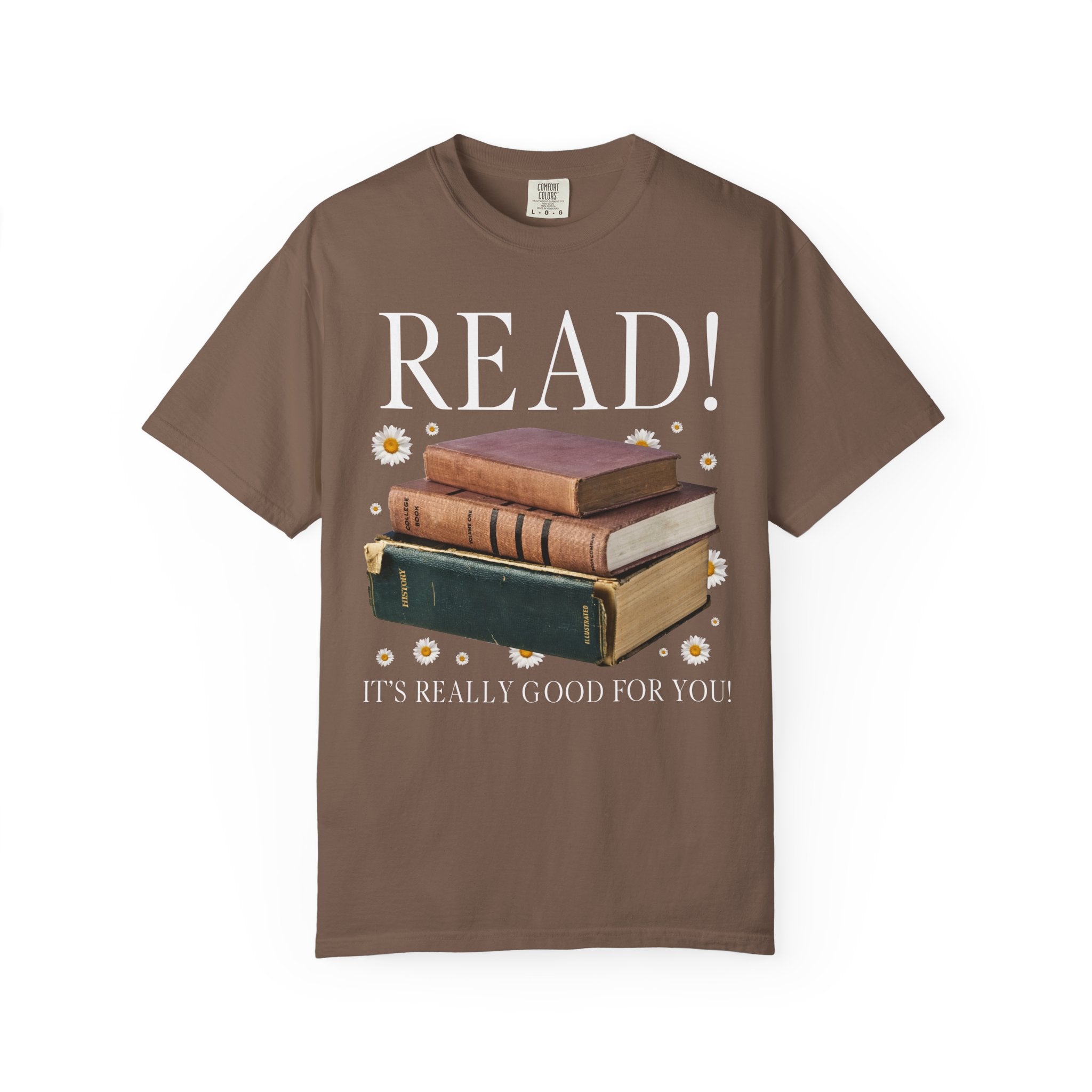 Cute Reading Teacher Tee for History Teacher or Bookworm, Book Lover Gift Idea for Romance Reader or Mystery Novel Reader, Boho Bookish Tee - Opal and June