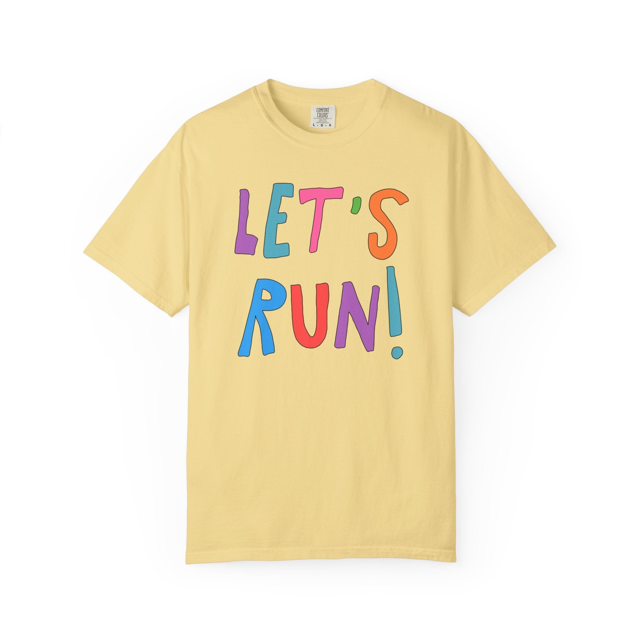 Cute Running Shirt for Dad or Mom Who Runs: Let's Run! - Opal and June