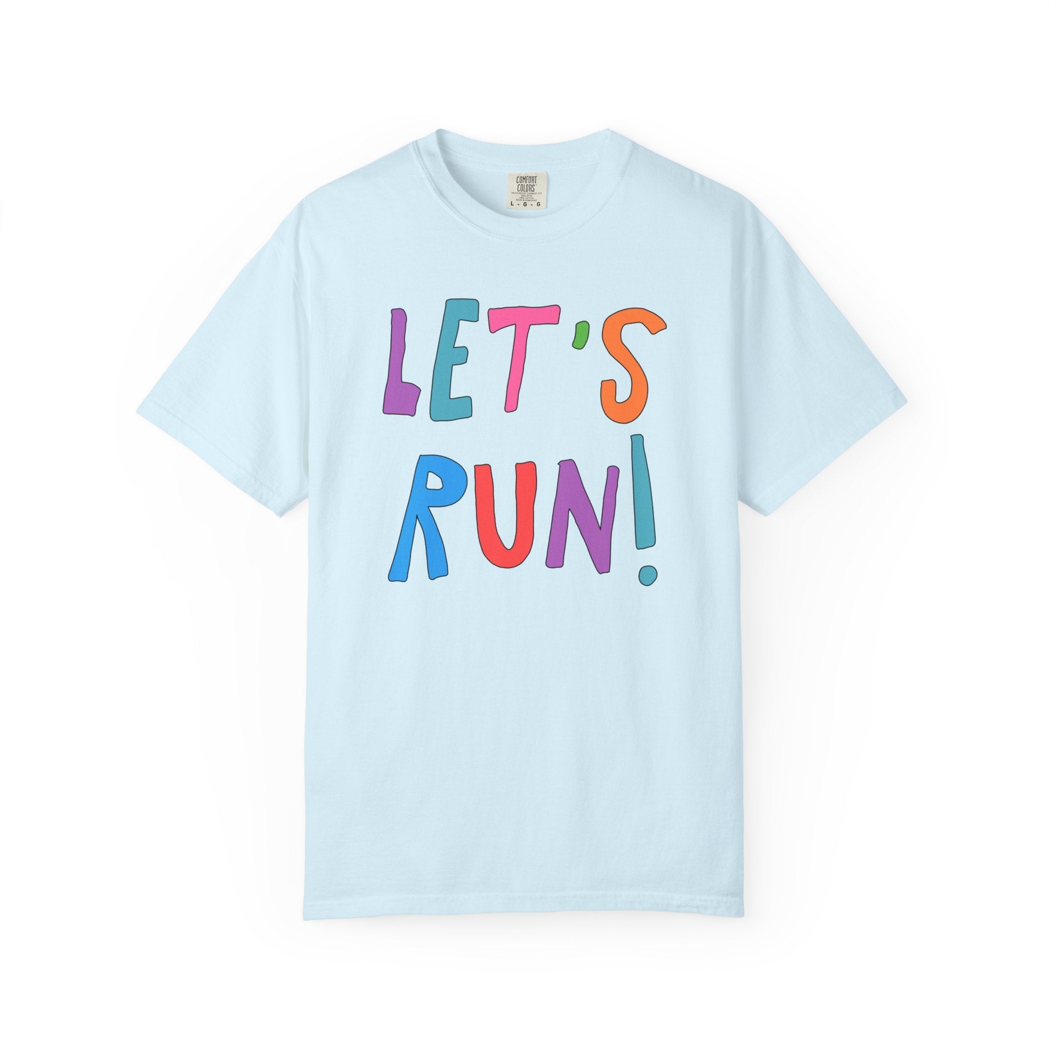 Cute Running Shirt for Dad or Mom Who Runs: Let's Run! - Opal and June
