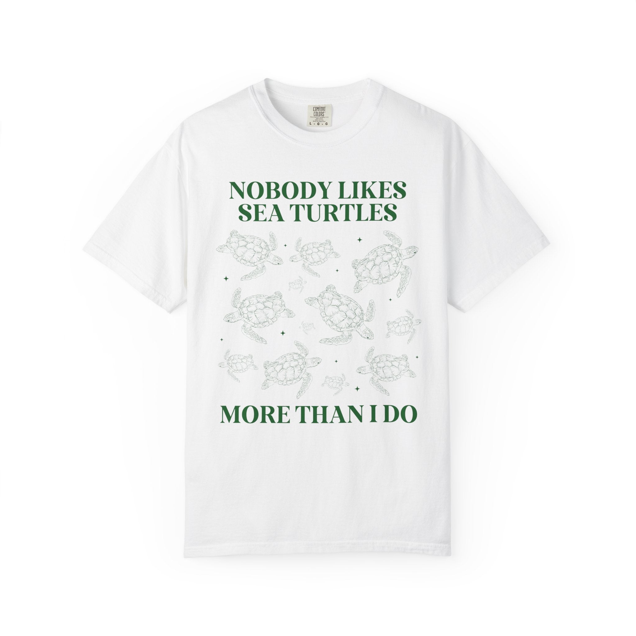 Cute Sea Turtle Tee Shirt for Marine Biologist or Science Major Who Loves the Beach, Funny Saying Animal Lover Tee, Sister Who Loves Turtles - Opal and June