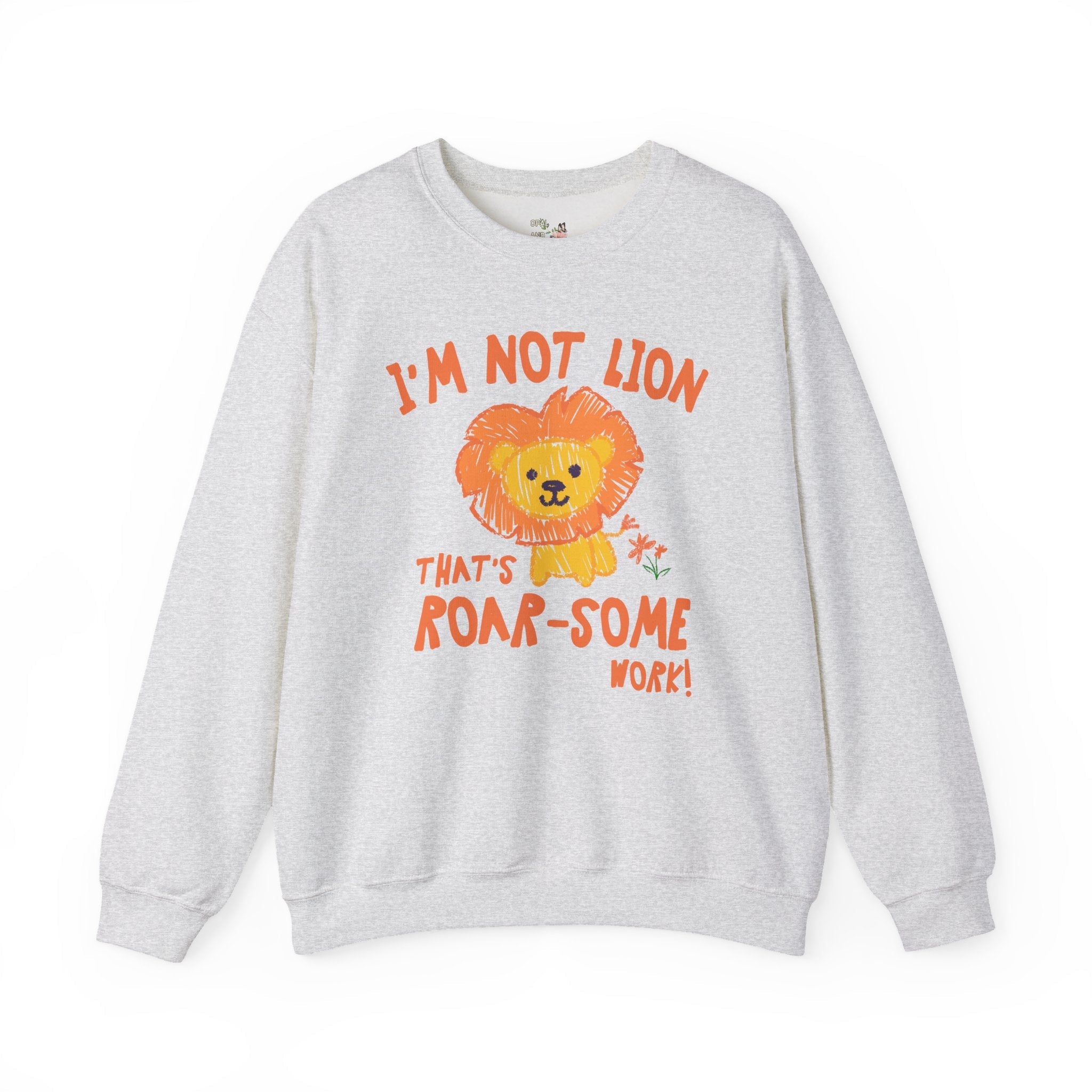 Cute Testing Day Sweatshirt for Third Grade Teacher Who Loves Lions, Funny Saying Animal Lover Crewnecl Testing Day Matching Teacher Shirt - Opal and June