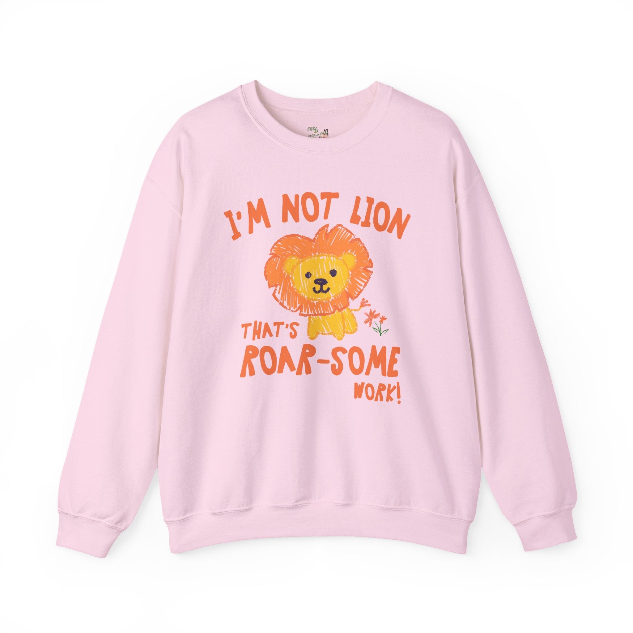 Cute Testing Day Sweatshirt for Third Grade Teacher Who Loves Lions, Funny Saying Animal Lover Crewnecl Testing Day Matching Teacher Shirt - Opal and June