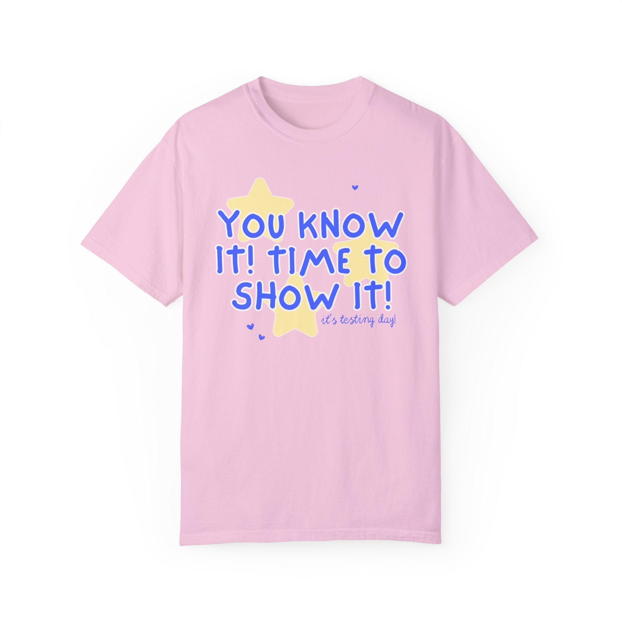 Cute Testing Day Tee Shirt: Matching Testing Day T-Shirt for Elementary School Teachers, Fifth Grade Teacher, Positive Affirmation Test Tee - Opal and June
