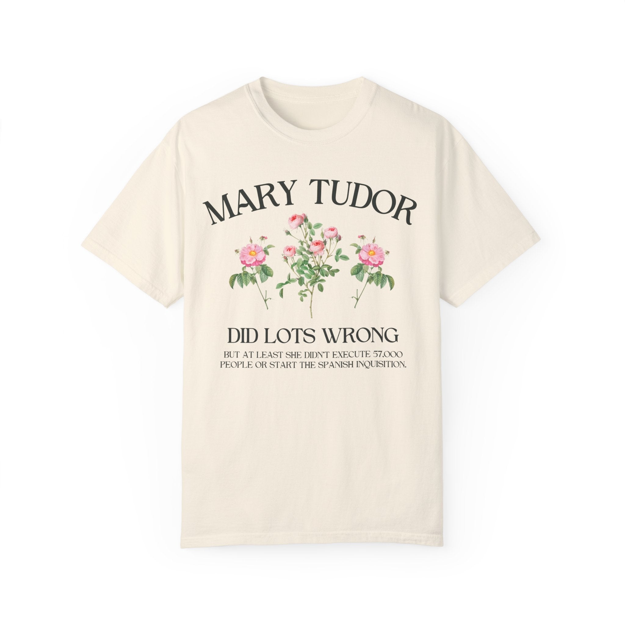 Cute Tudor History Tee Shirt: Mary Tudor English History Shirt for History Professor, Social Studies Shirt, Women's History, Famous Queens - Opal and June