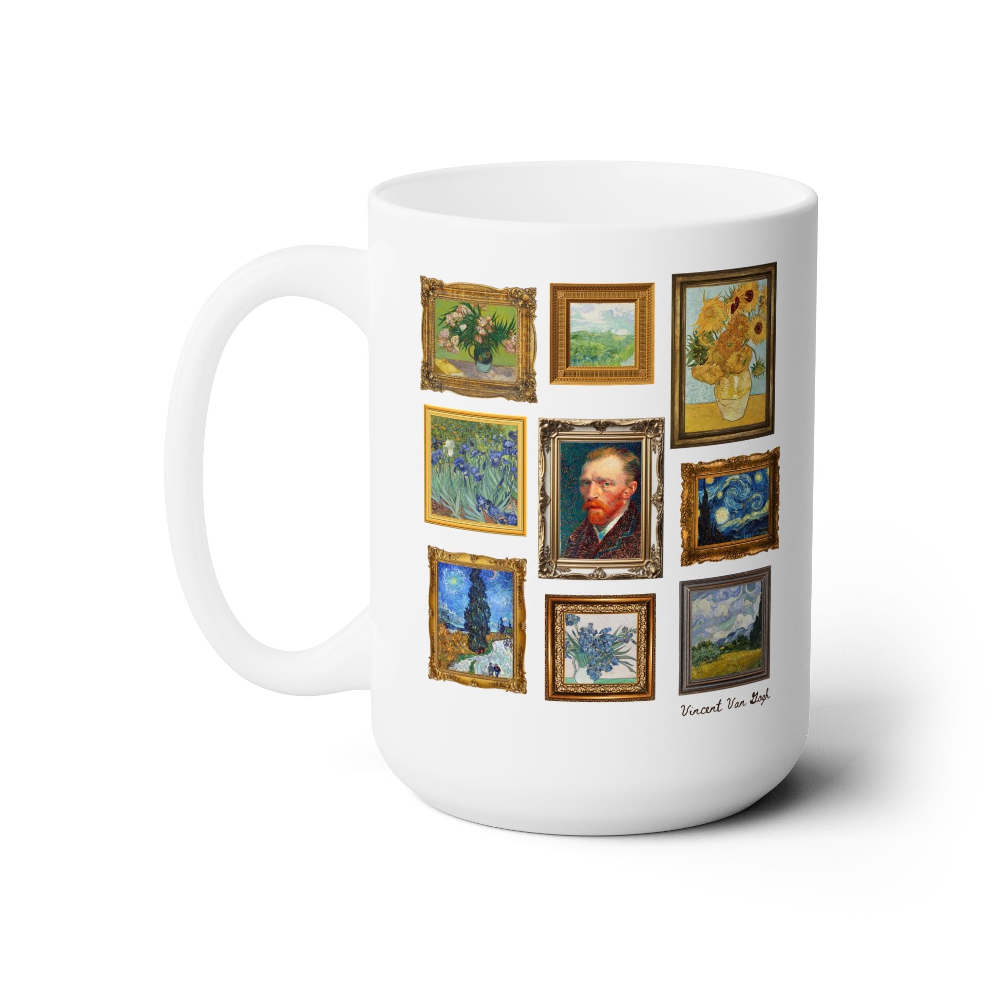 Cute Vincent Van Gogh Art History Mug - Opal and June