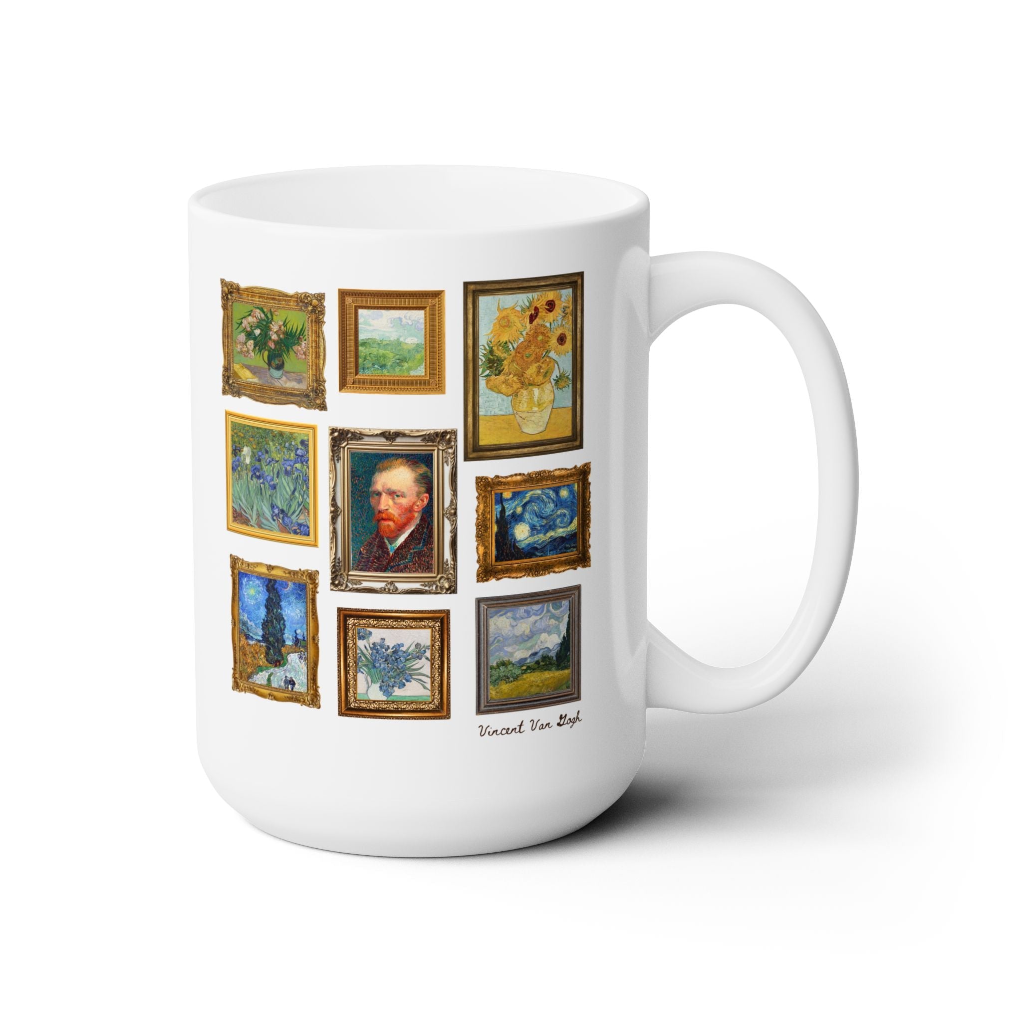 Cute Vincent Van Gogh Art History Mug - Opal and June