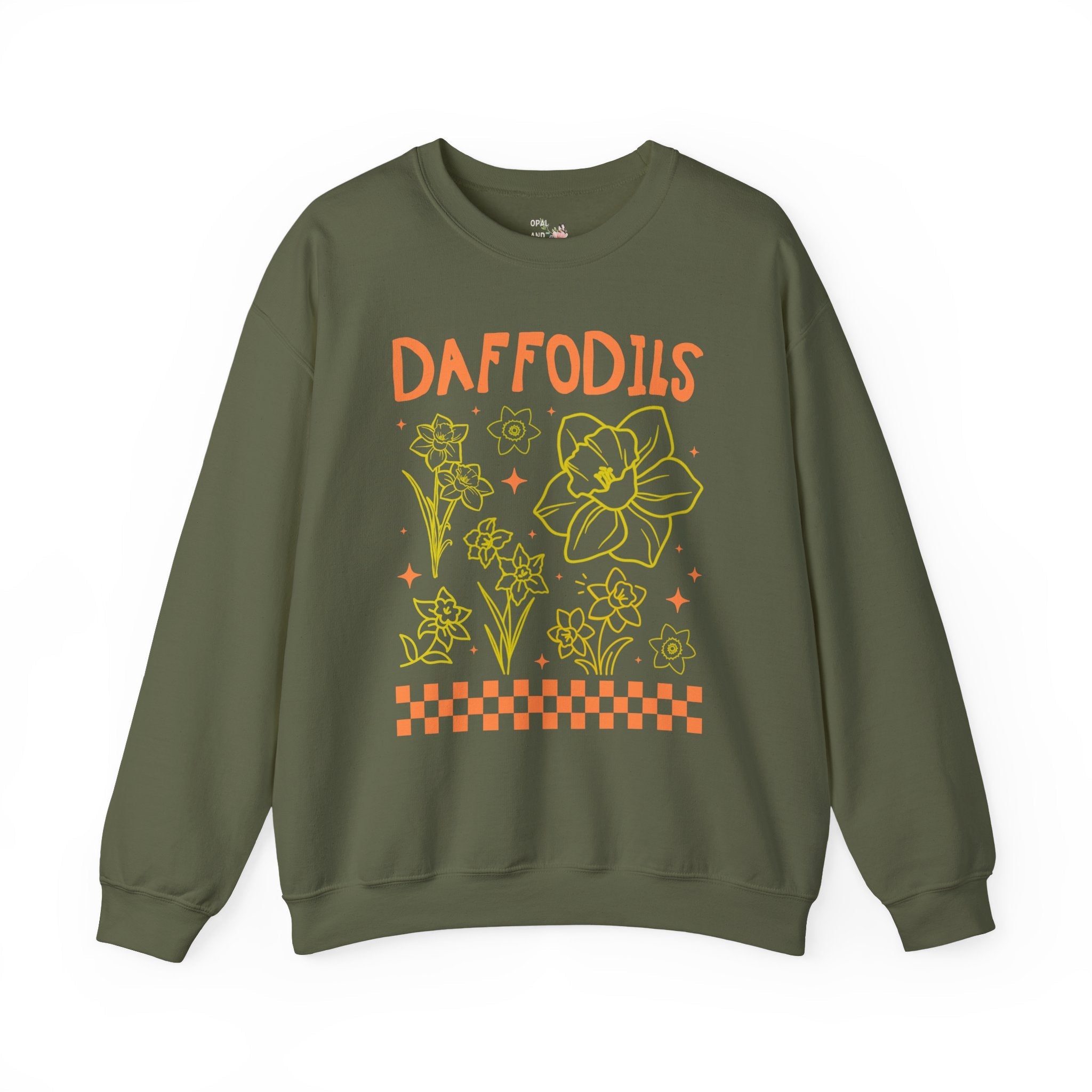 Daffodil Flower Sweatshirt - Opal and June