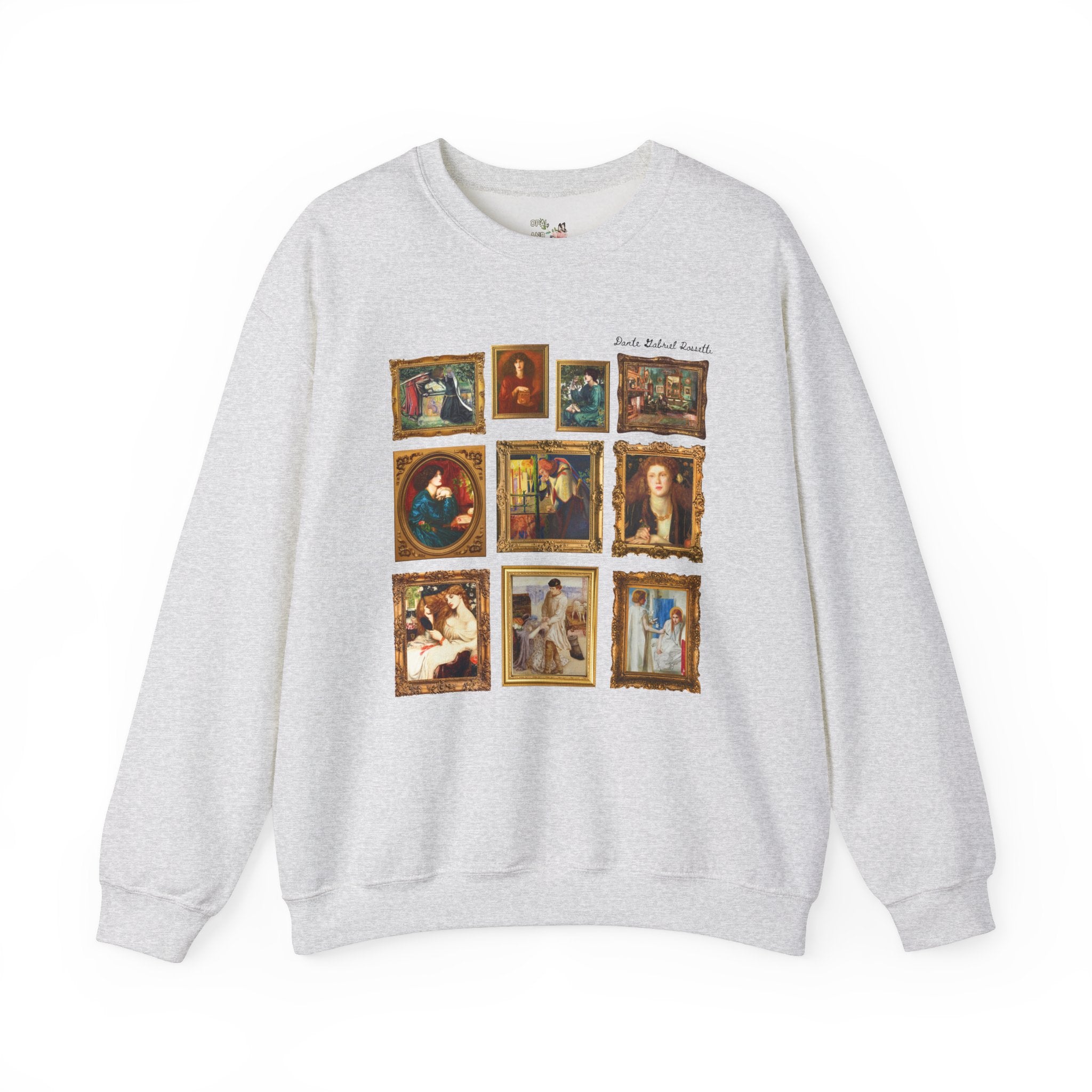 Dante Gabriel Rossetti Art History Sweatshirt: Pre - Raphaelite Brotherhood European Art Movement, Art Professor Gift, Humanities Major Shirt - Opal and June