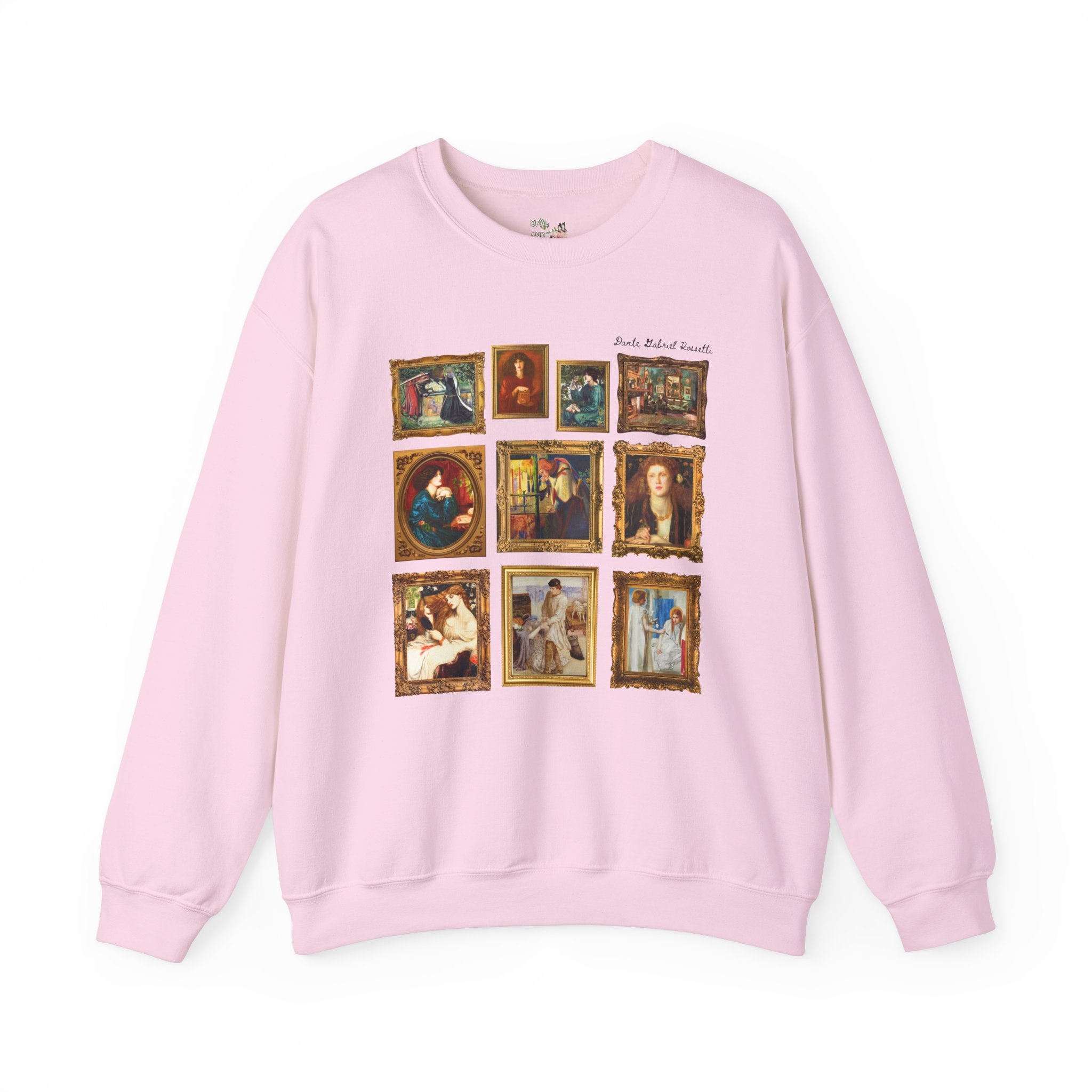 Dante Gabriel Rossetti Art History Sweatshirt: Pre - Raphaelite Brotherhood European Art Movement, Art Professor Gift, Humanities Major Shirt - Opal and June