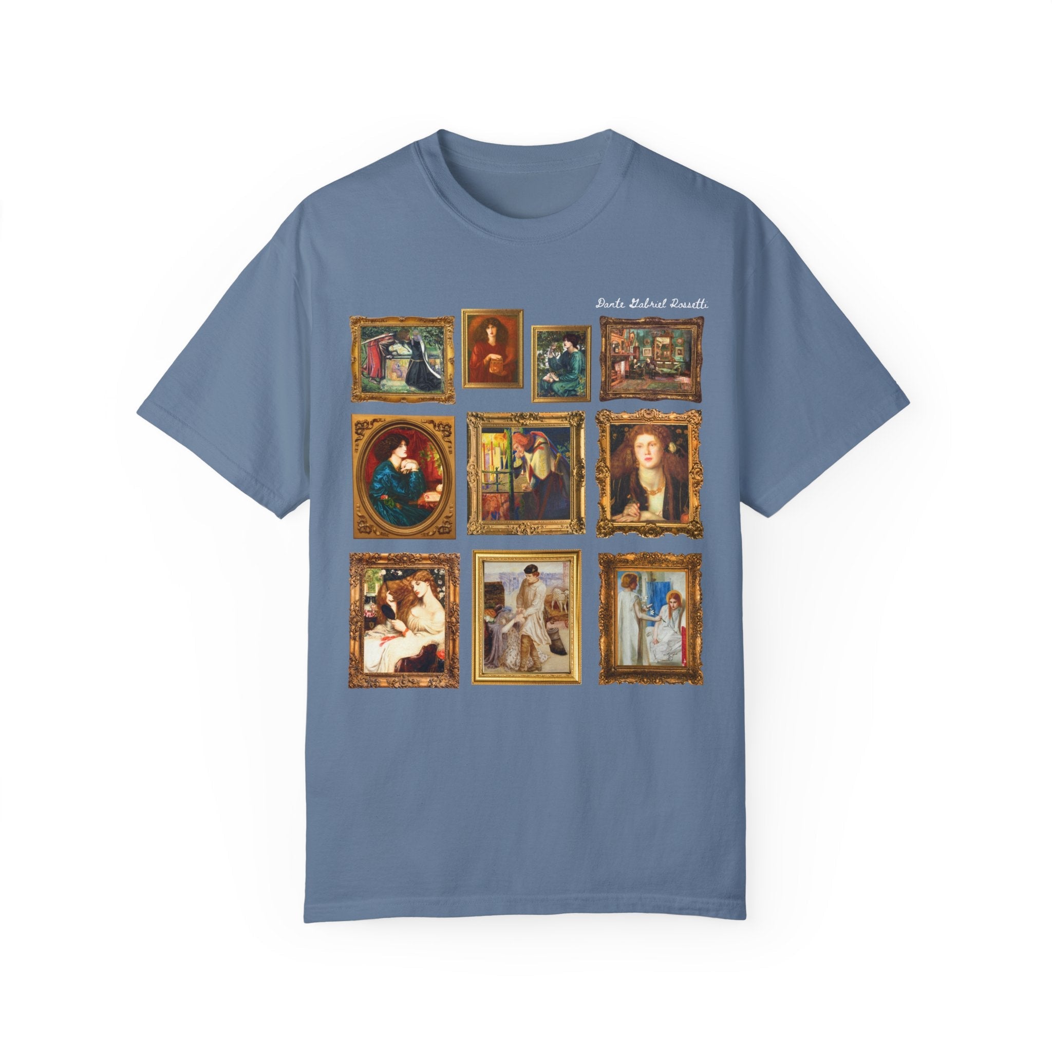 Dante Gabriel Rossetti Art History Tee Shirt: Pre - Raphaelite Brotherhood European Art Movement, Art Professor Gift, Humanities Major Tee - Opal and June