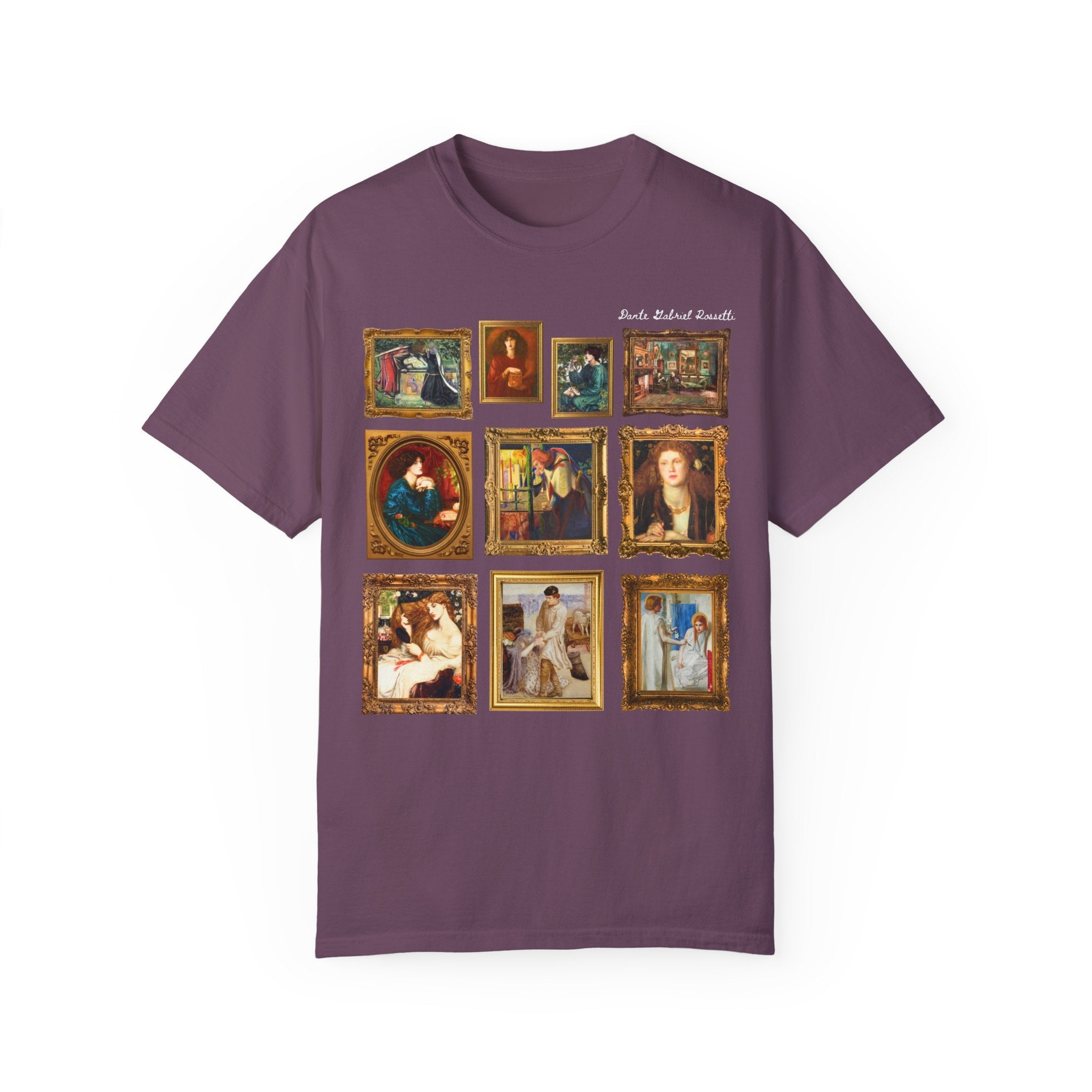 Dante Gabriel Rossetti Art History Tee Shirt: Pre - Raphaelite Brotherhood European Art Movement, Art Professor Gift, Humanities Major Tee - Opal and June