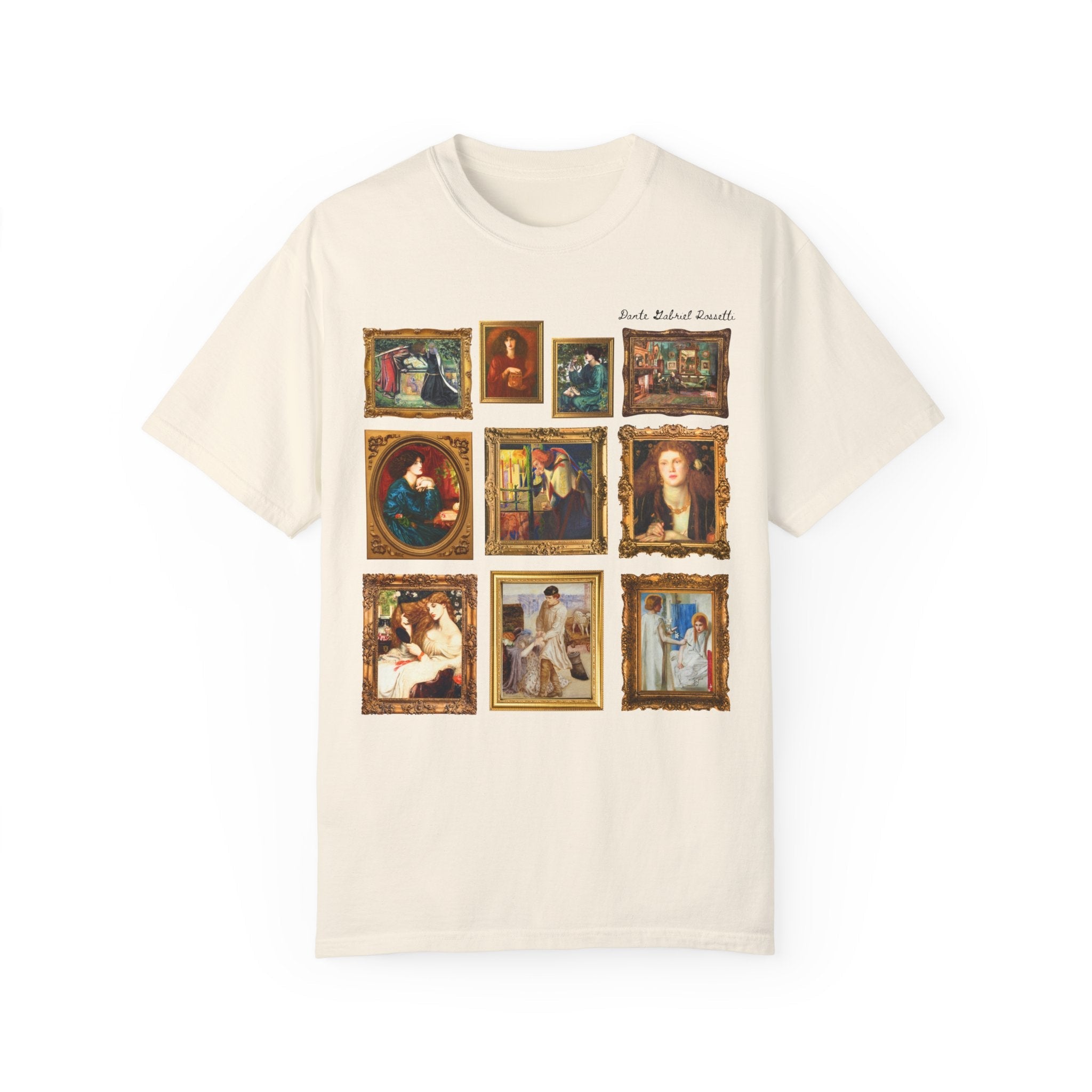 Dante Gabriel Rossetti Art History Tee Shirt: Pre - Raphaelite Brotherhood European Art Movement, Art Professor Gift, Humanities Major Tee - Opal and June