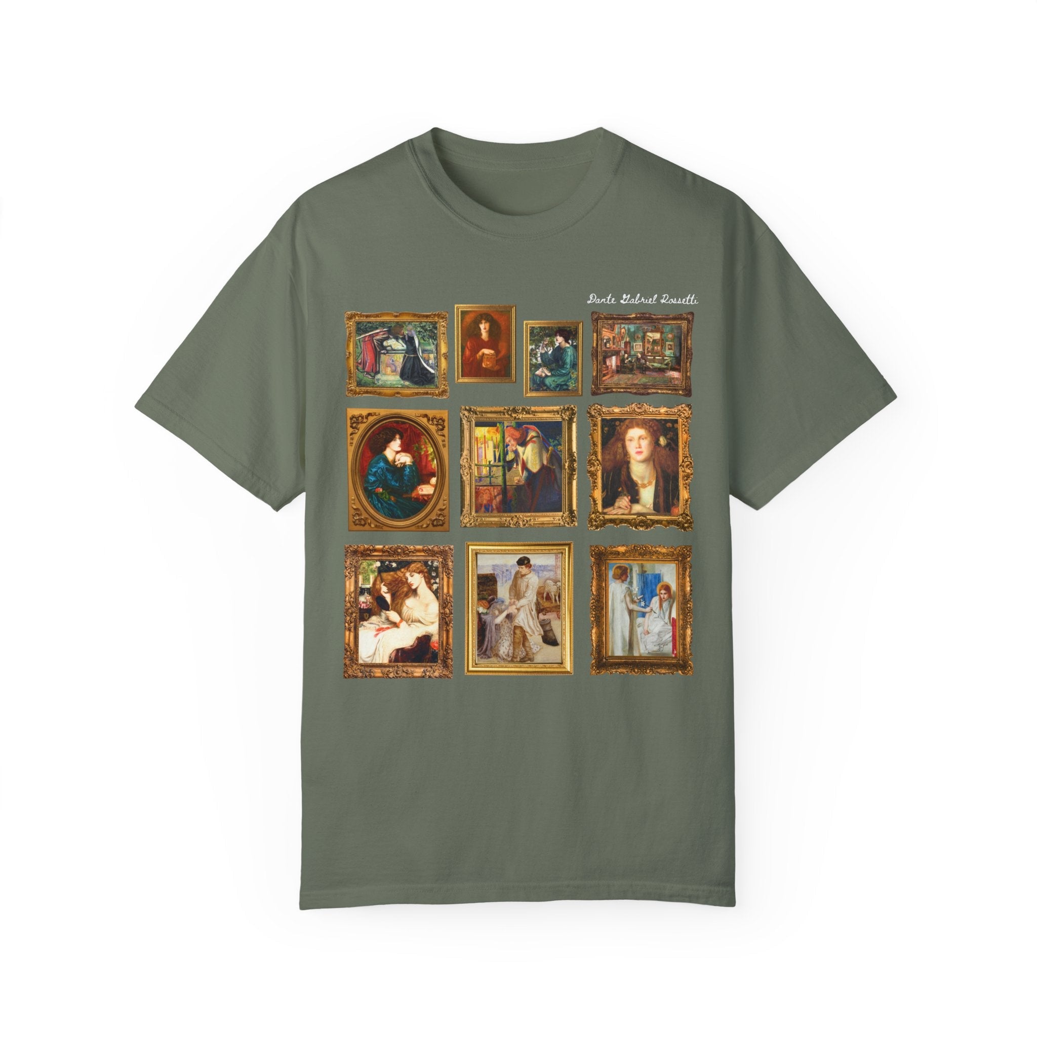 Dante Gabriel Rossetti Art History Tee Shirt: Pre - Raphaelite Brotherhood European Art Movement, Art Professor Gift, Humanities Major Tee - Opal and June