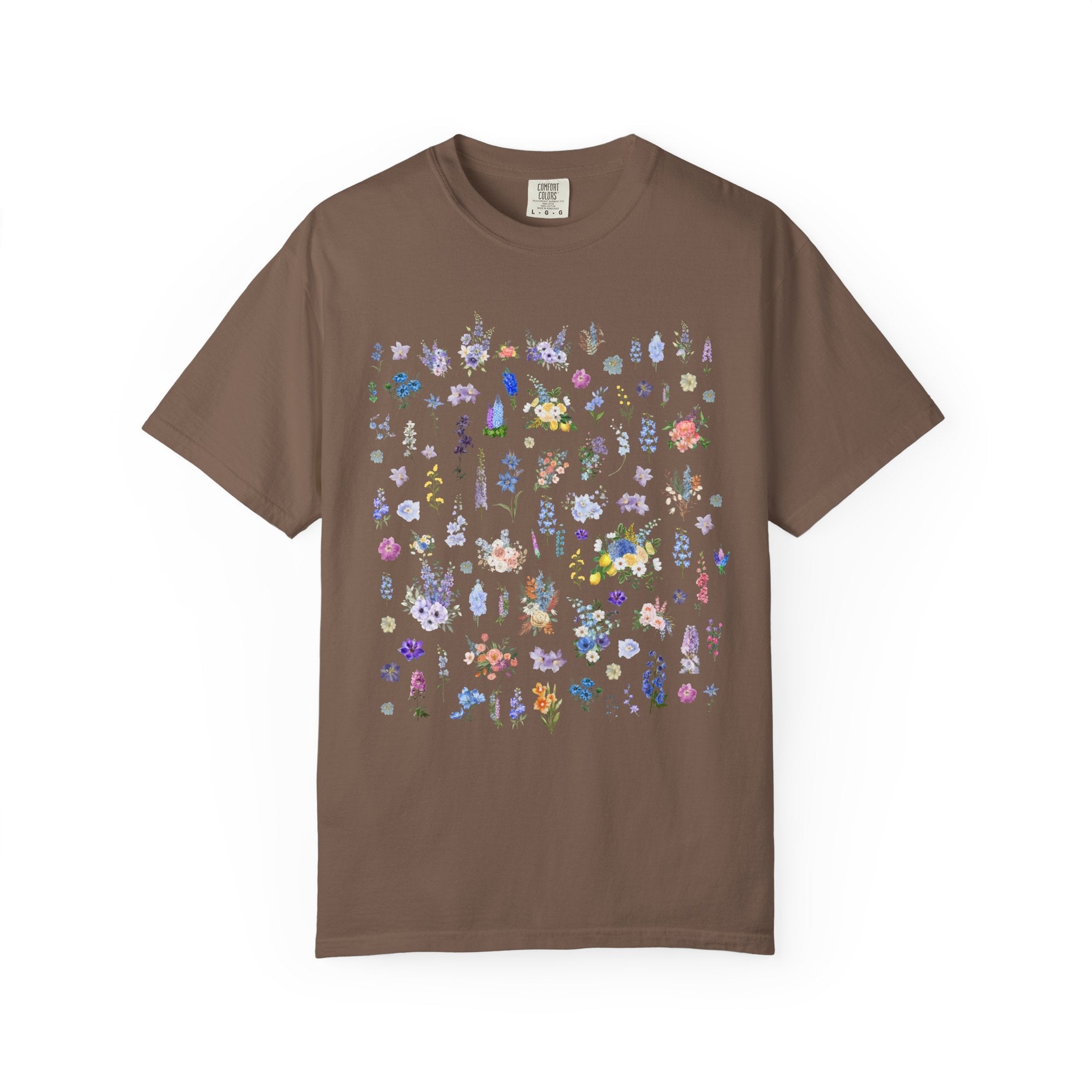 Delphinium Flower T-Shirt - Opal and June