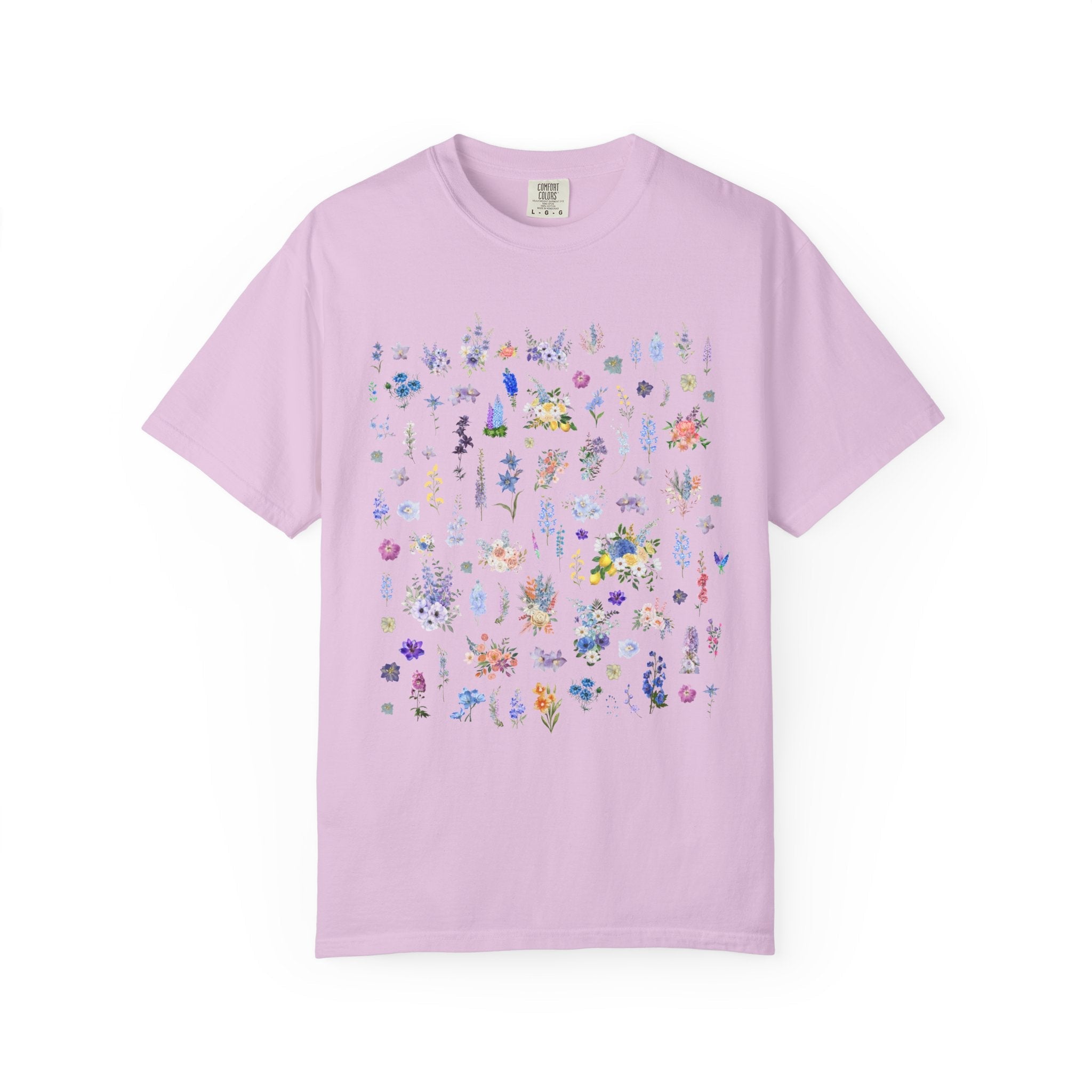Delphinium Flower T-Shirt - Opal and June
