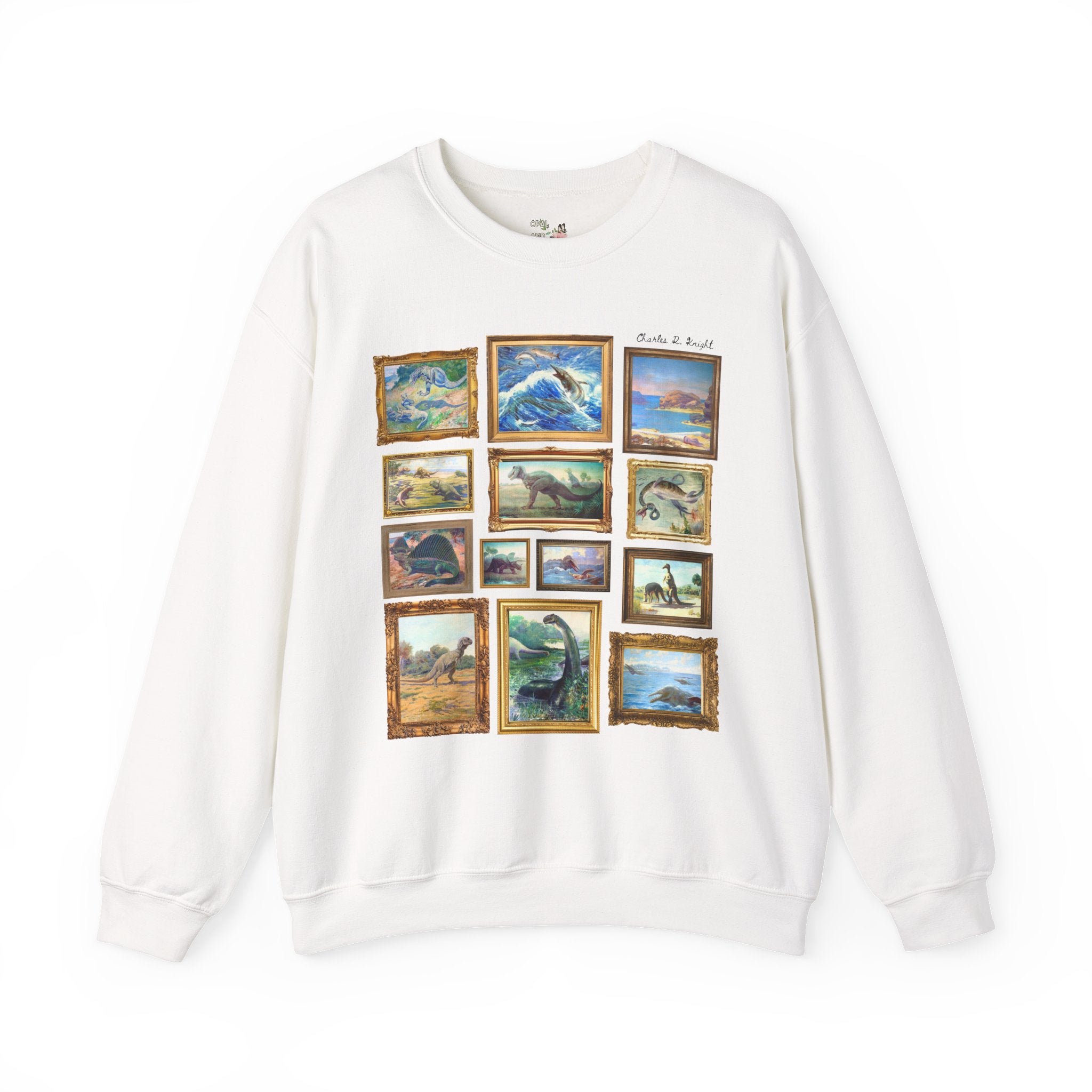 Dinosaur Lover Art History Sweatshirt - Opal and June