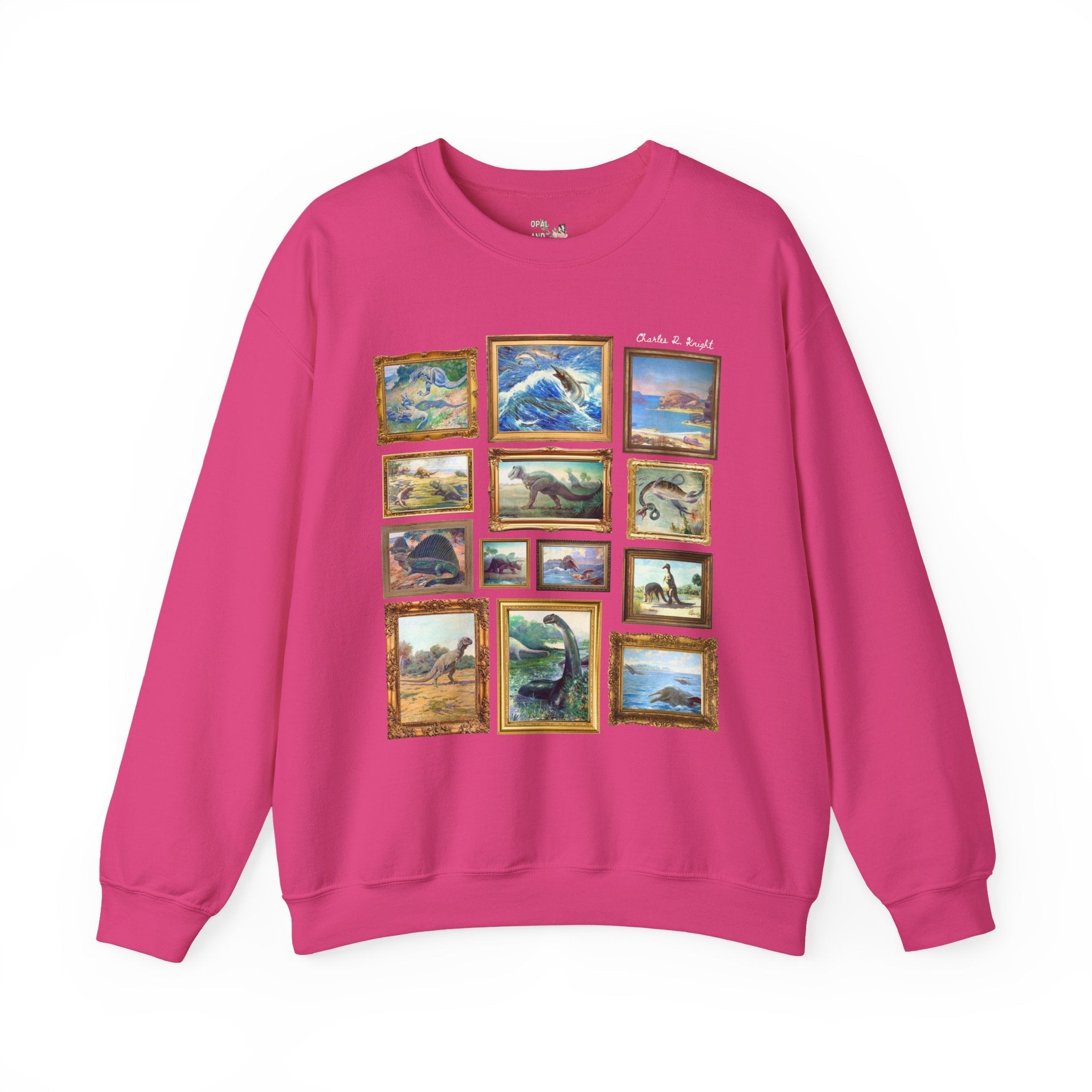 Dinosaur Lover Art History Sweatshirt - Opal and June