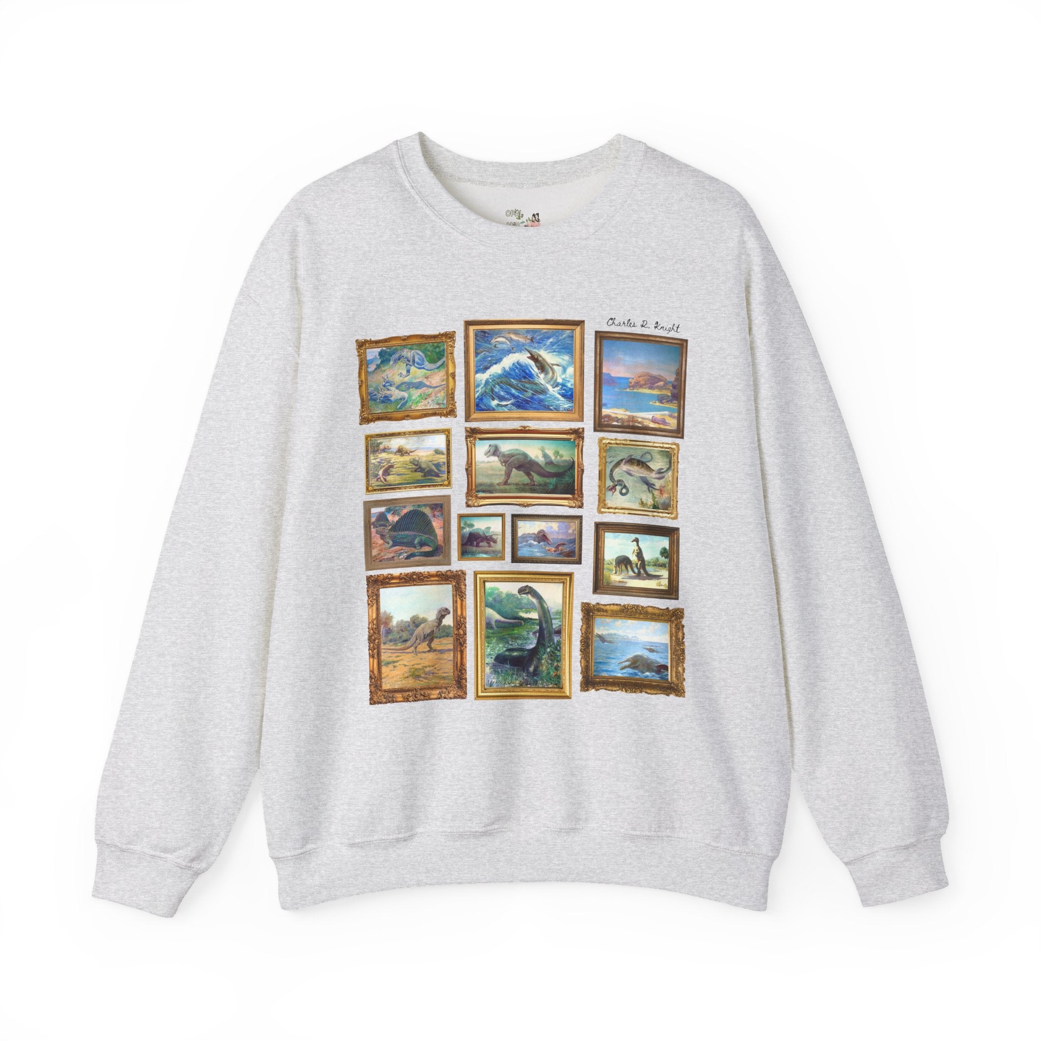 Dinosaur Lover Art History Sweatshirt - Opal and June