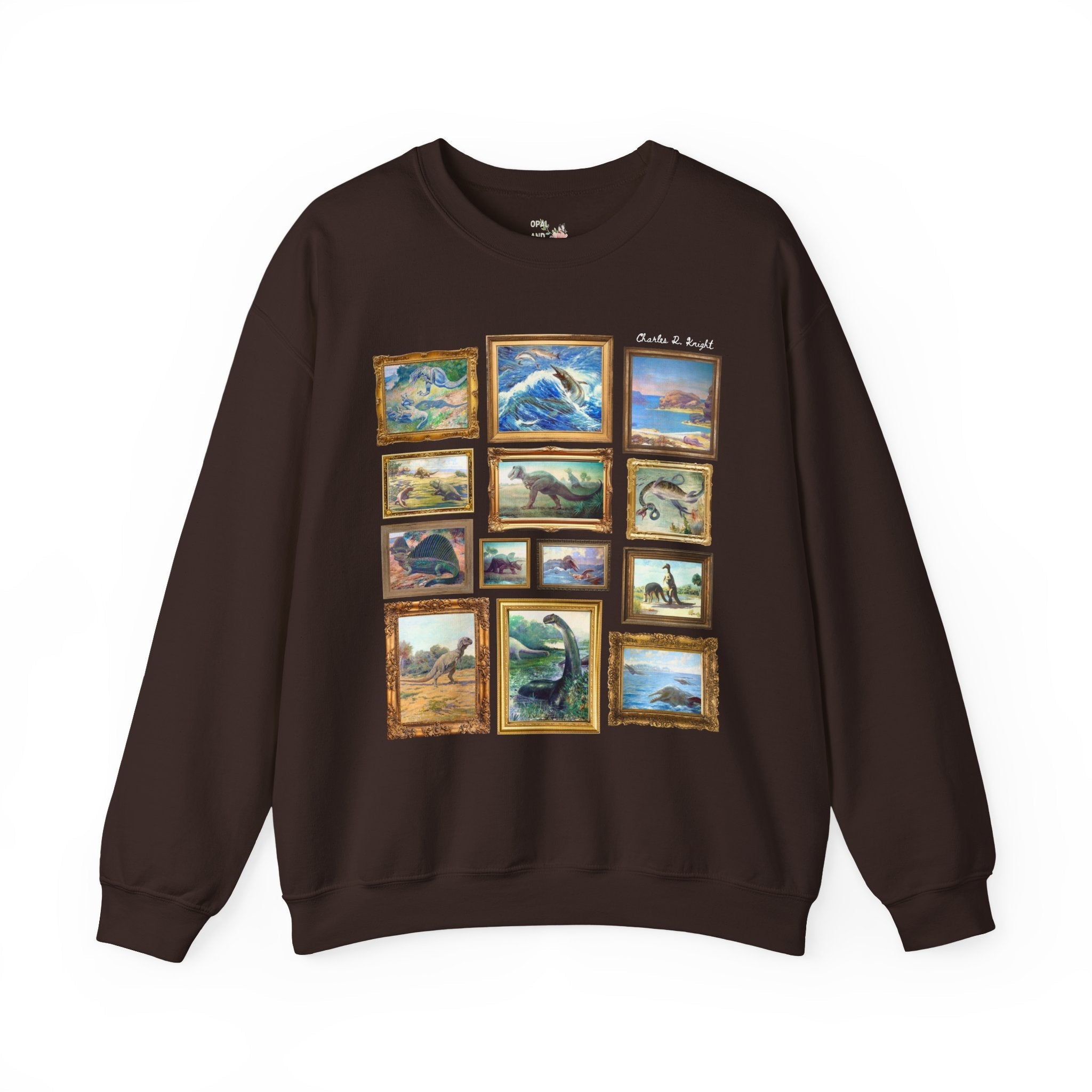 Dinosaur Lover Art History Sweatshirt - Opal and June