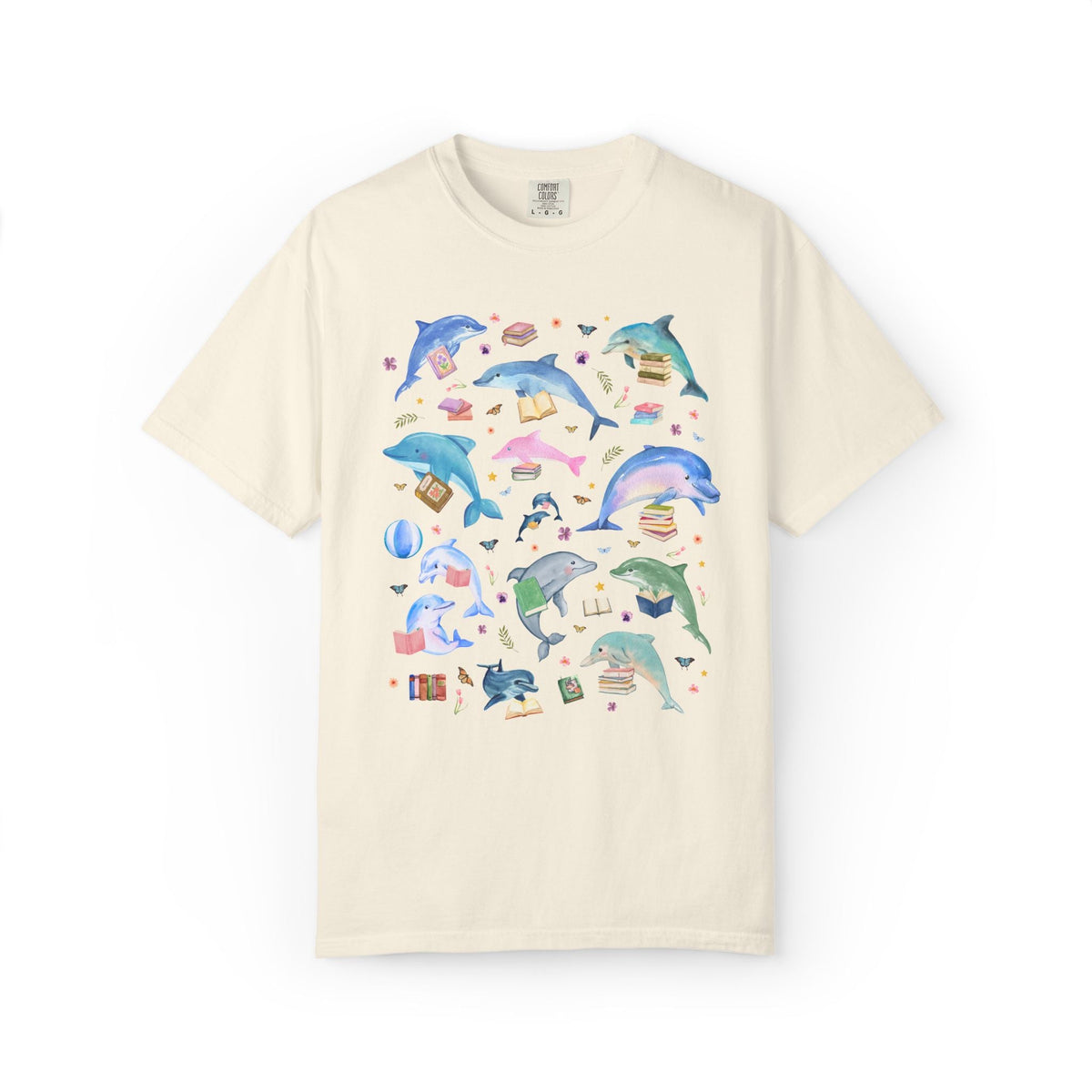 Dolphins with Books - Opal and June
