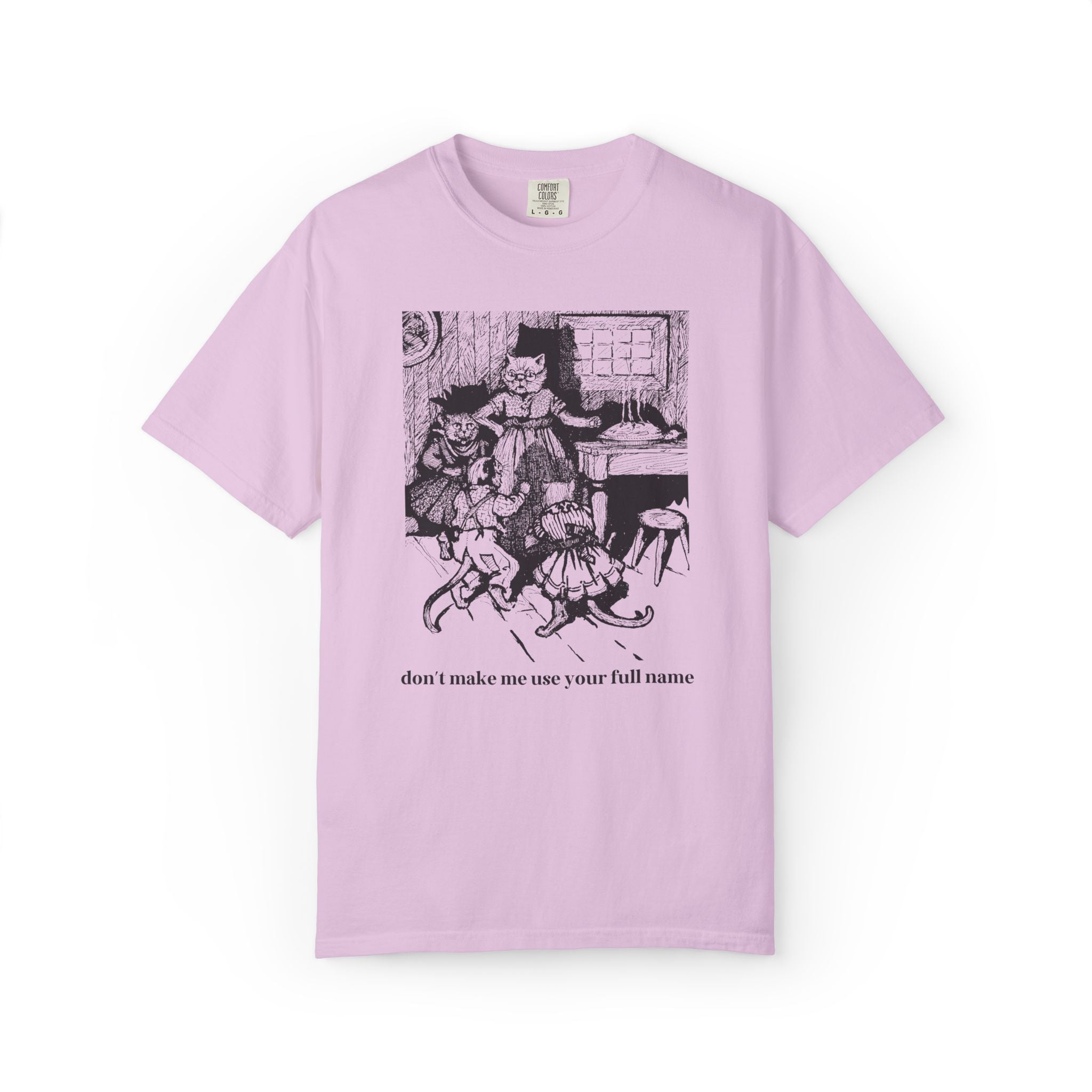 Don't Make Me Use Your Full Name Cat Mom Tee Shirt for Mom of Toddlers, Mama of Teens Funny and Silly Mother's Day Gift from Daughter or Son - Opal and June