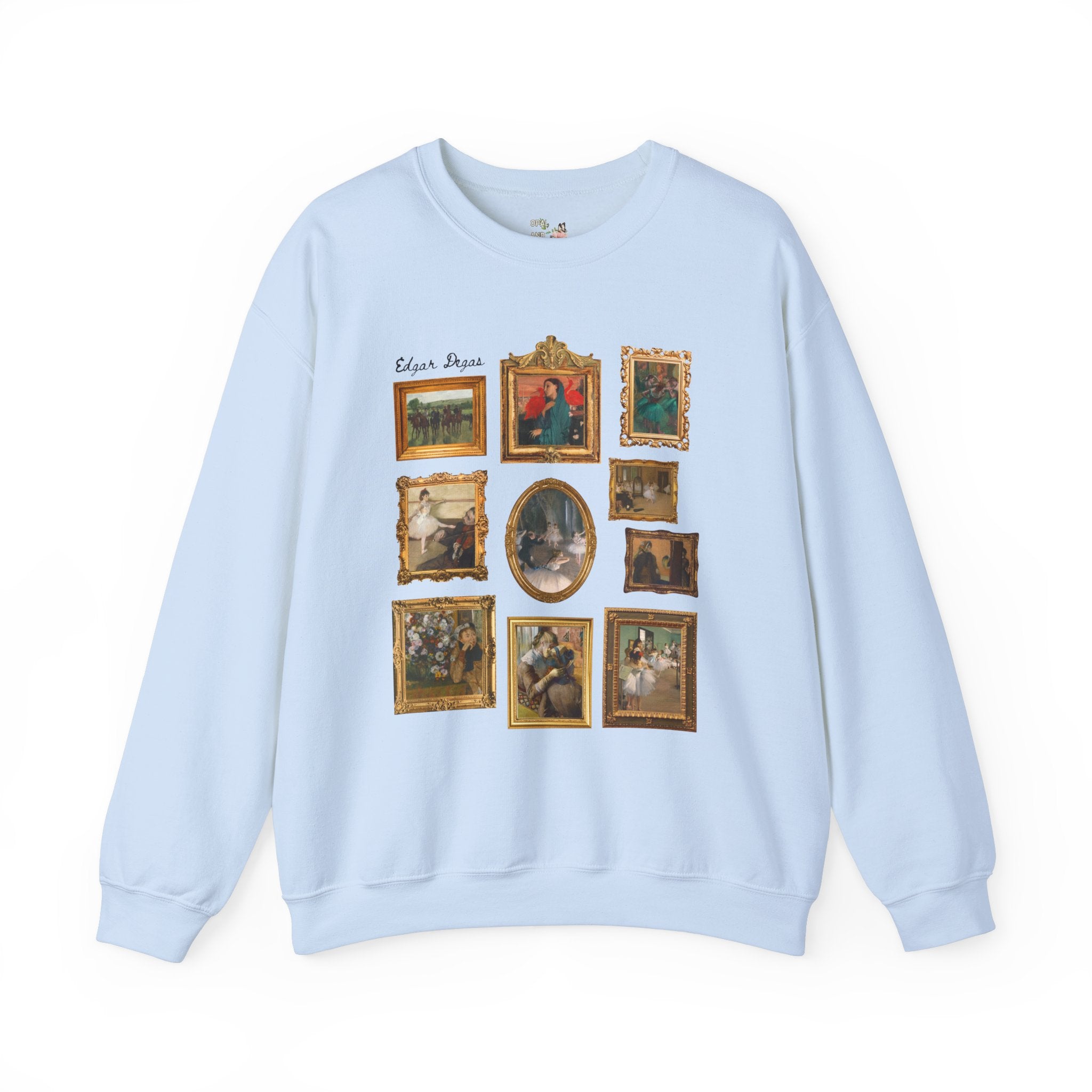 Edgar Degas Art History Sweatshirt: 19th Century French Impressionist Humanities Major Gift, Ballerina Dancer or Historian, Famous Paintings - Opal and June