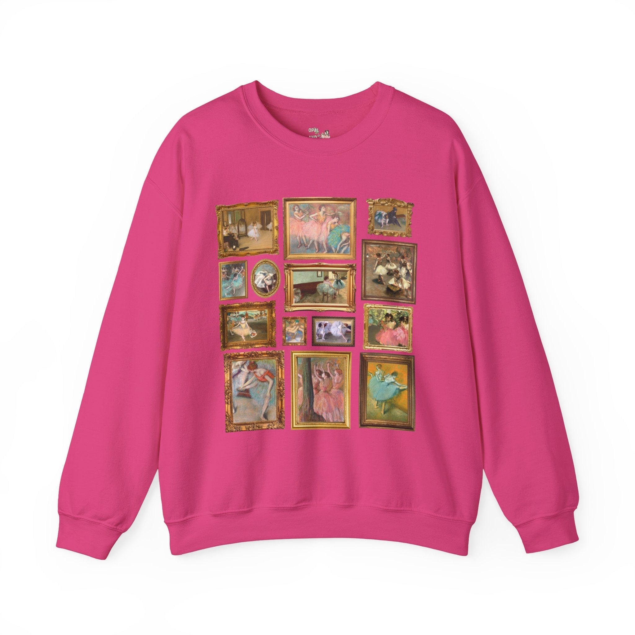 Edgar Degas Ballerina Paintings Sweatshirt, Art Historian or Ballet Teacher, Cute Balletcore Museum Lover Shirt, Impressionist Art History - Opal and June