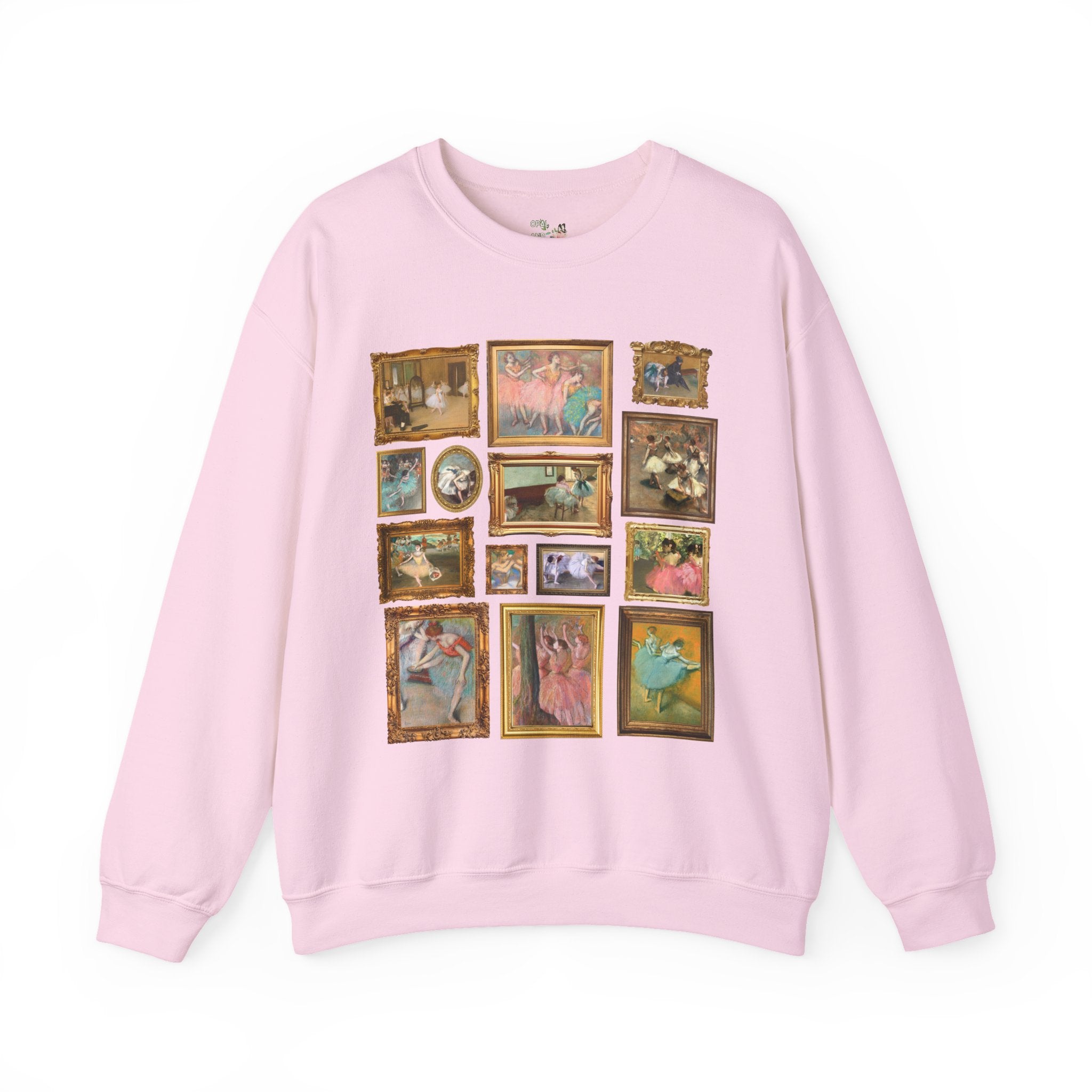 Edgar Degas Ballerina Paintings Sweatshirt, Art Historian or Ballet Teacher, Cute Balletcore Museum Lover Shirt, Impressionist Art History - Opal and June