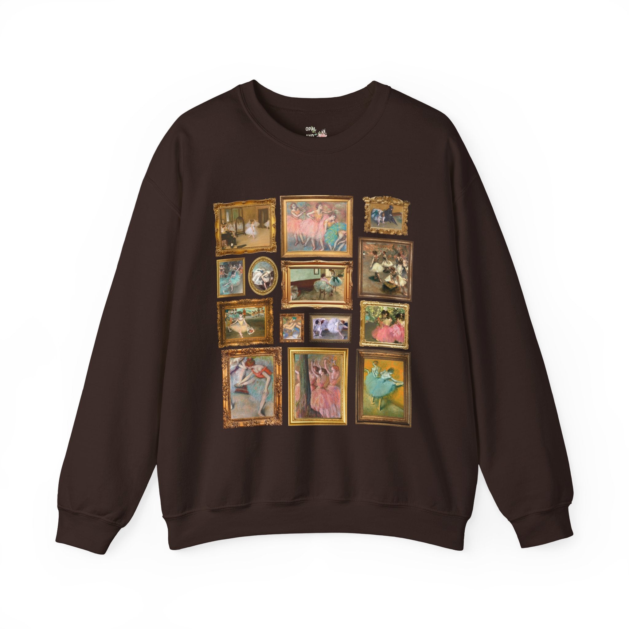 Edgar Degas Ballerina Paintings Sweatshirt, Art Historian or Ballet Teacher, Cute Balletcore Museum Lover Shirt, Impressionist Art History - Opal and June