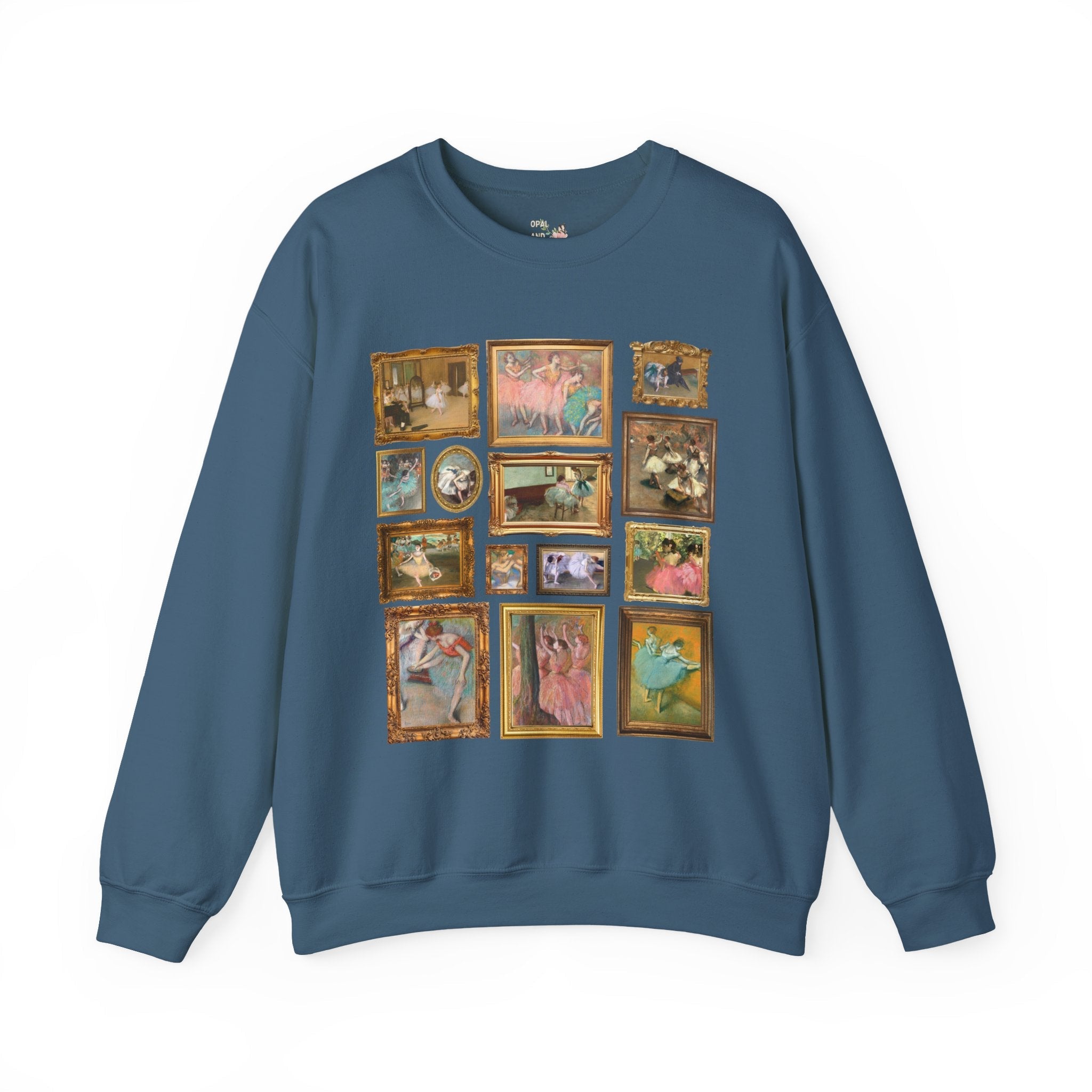 Edgar Degas Ballerina Paintings Sweatshirt, Art Historian or Ballet Teacher, Cute Balletcore Museum Lover Shirt, Impressionist Art History - Opal and June