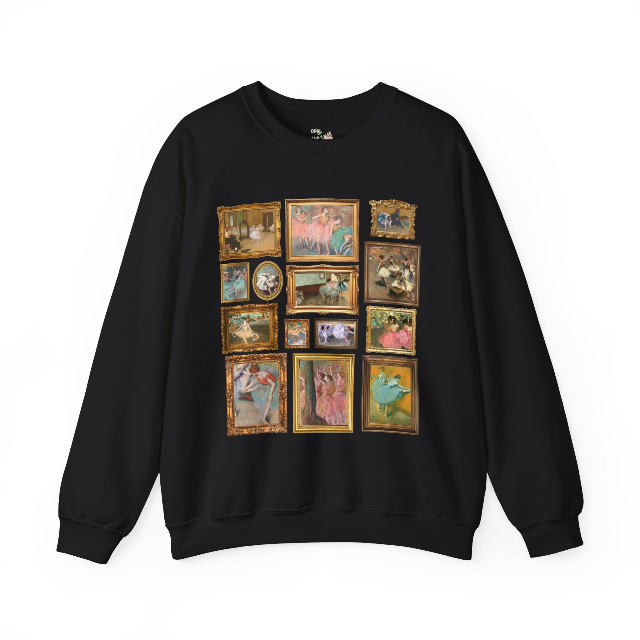 Edgar Degas Ballerina Paintings Sweatshirt, Art Historian or Ballet Teacher, Cute Balletcore Museum Lover Shirt, Impressionist Art History - Opal and June