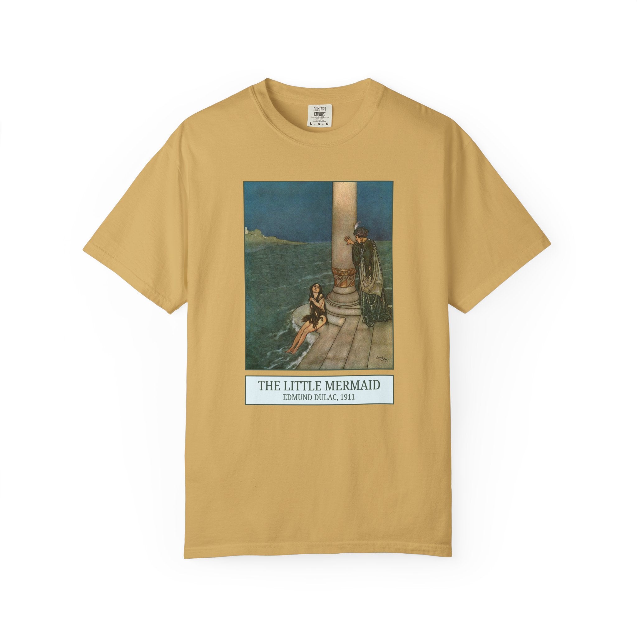 Edmund Dulac The Little Mermaid Gift, Famous Painting, Hans Christian Andersen Fairy Tale, European Folk Tale, 19th Century Literature Tee - Opal and June