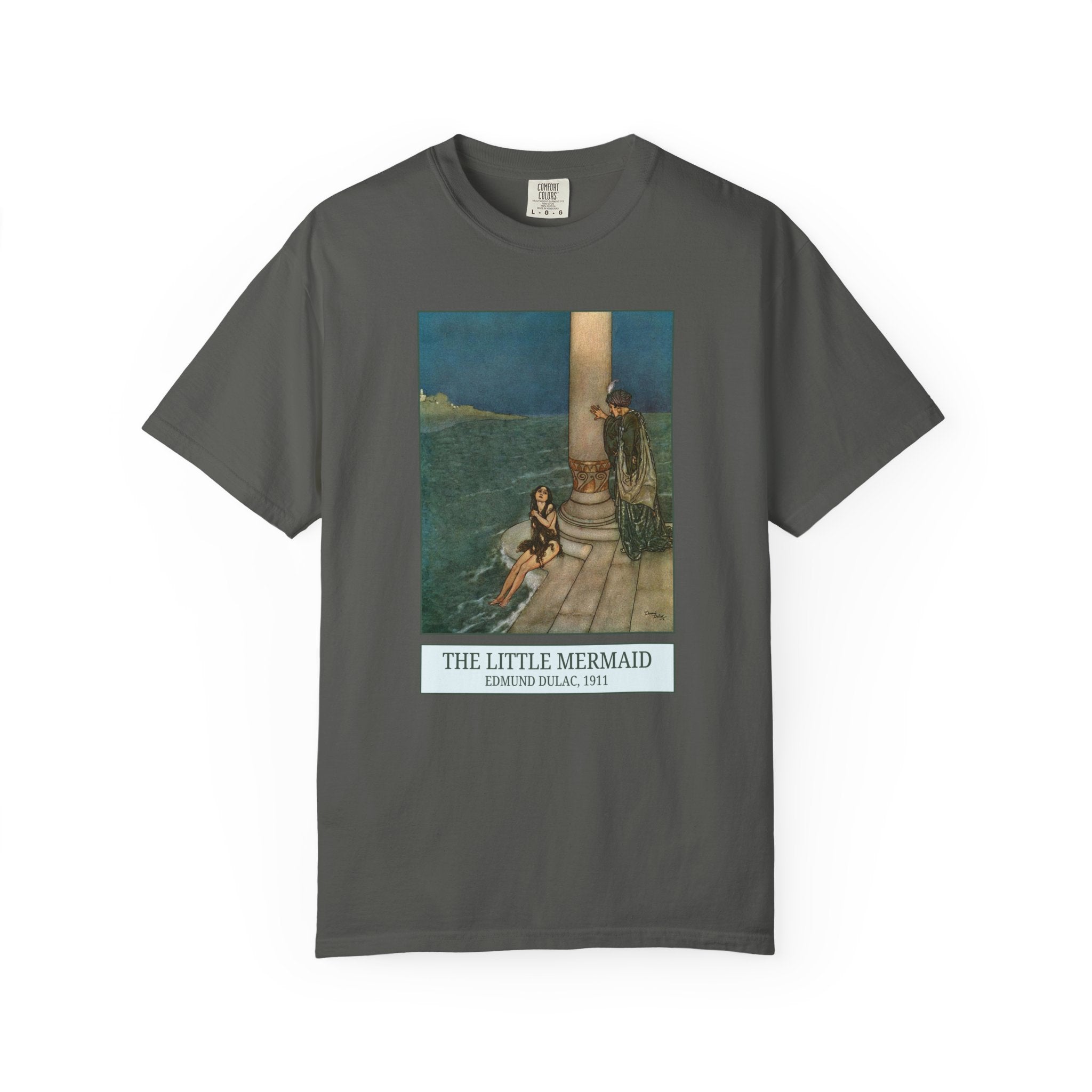 Edmund Dulac The Little Mermaid Gift, Famous Painting, Hans Christian Andersen Fairy Tale, European Folk Tale, 19th Century Literature Tee - Opal and June