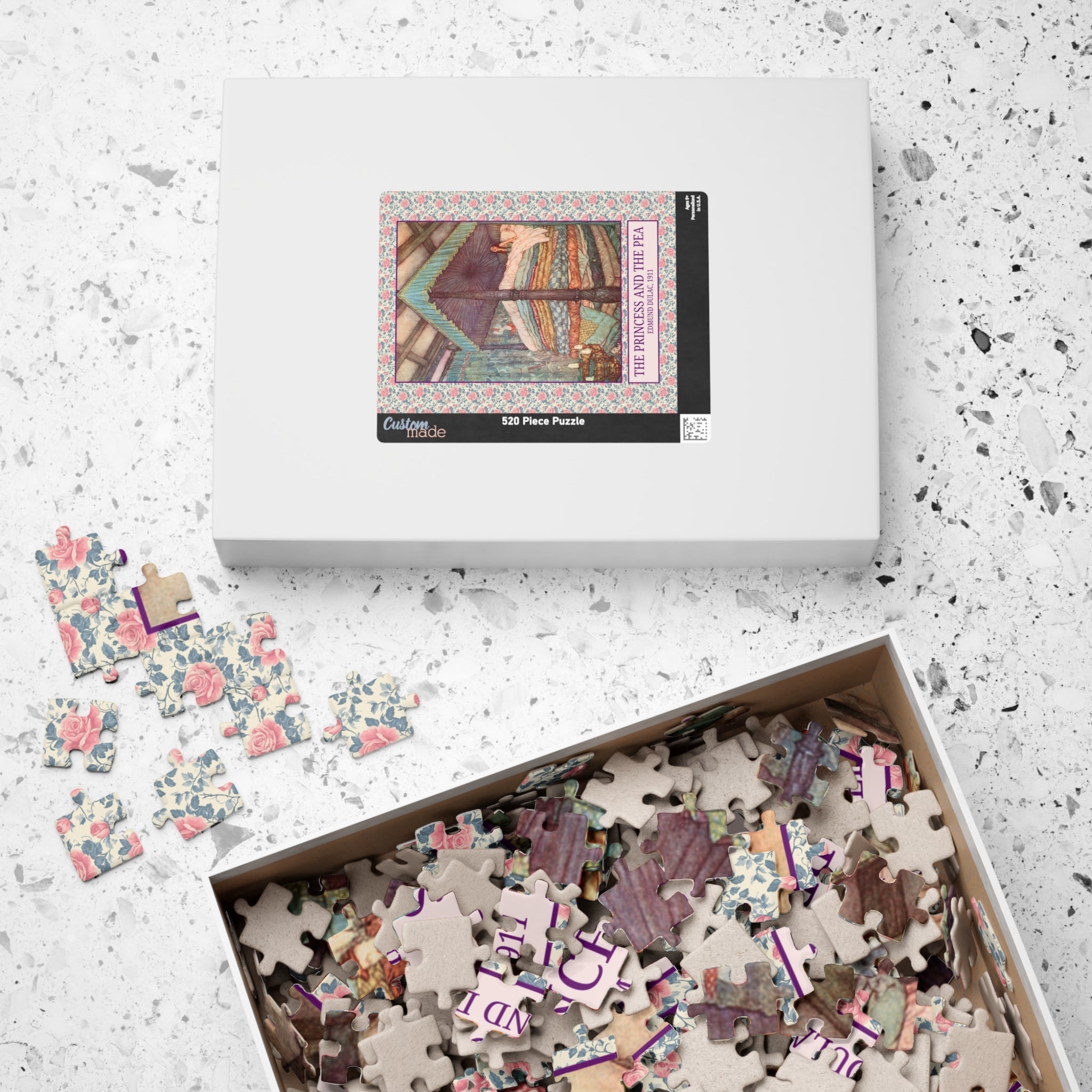 Edmund Dulac The Princess and the Pea - Opal and June